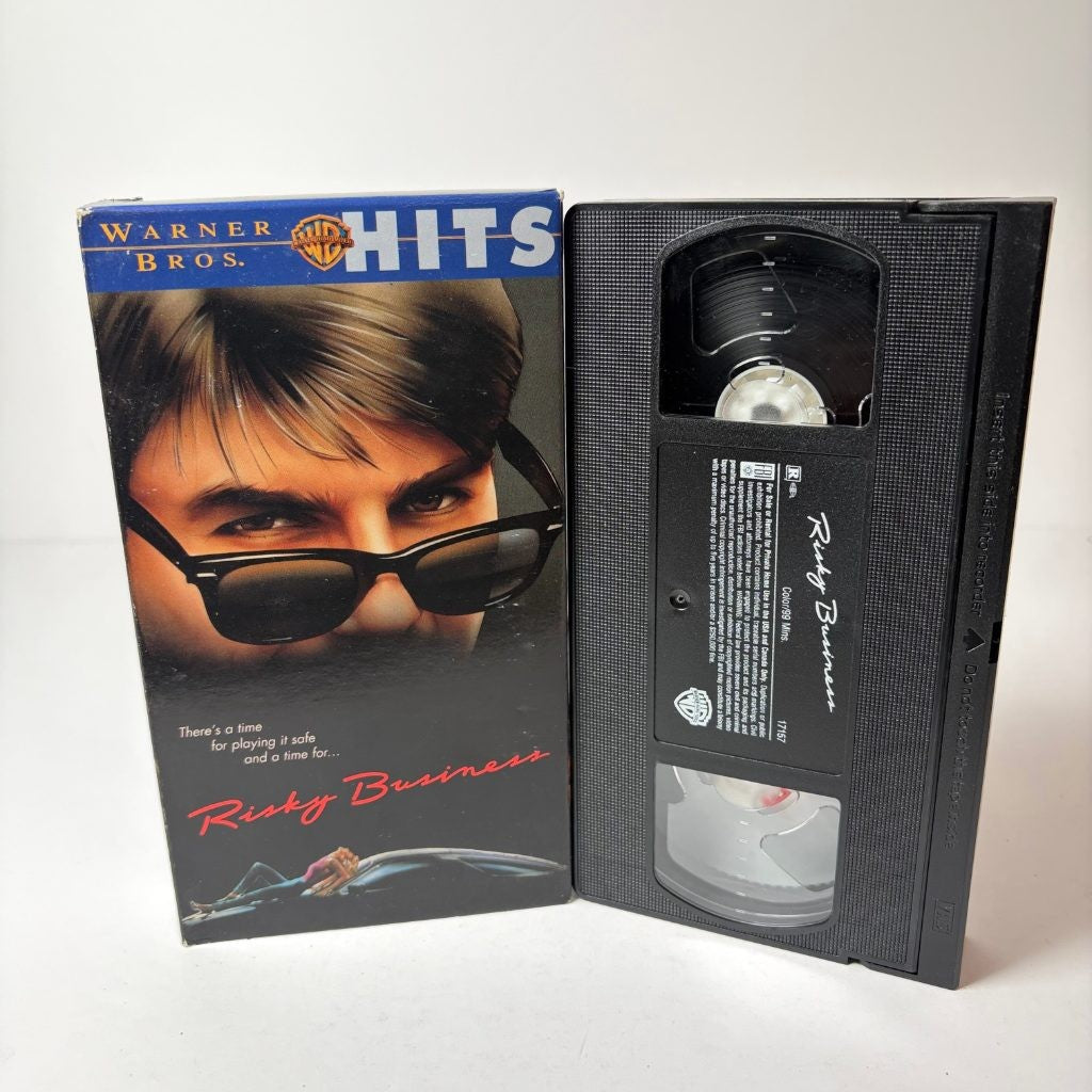 Risky Business VHS Tom Cruise Warner Bros Hits Rebecca De Mornay 1983