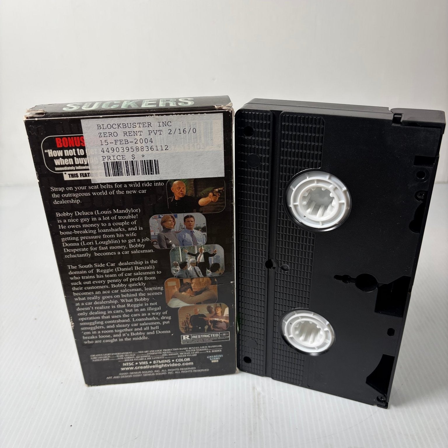 Suckers VHS 1999 Comedy Crime Daniel Benzali Creative Light Video