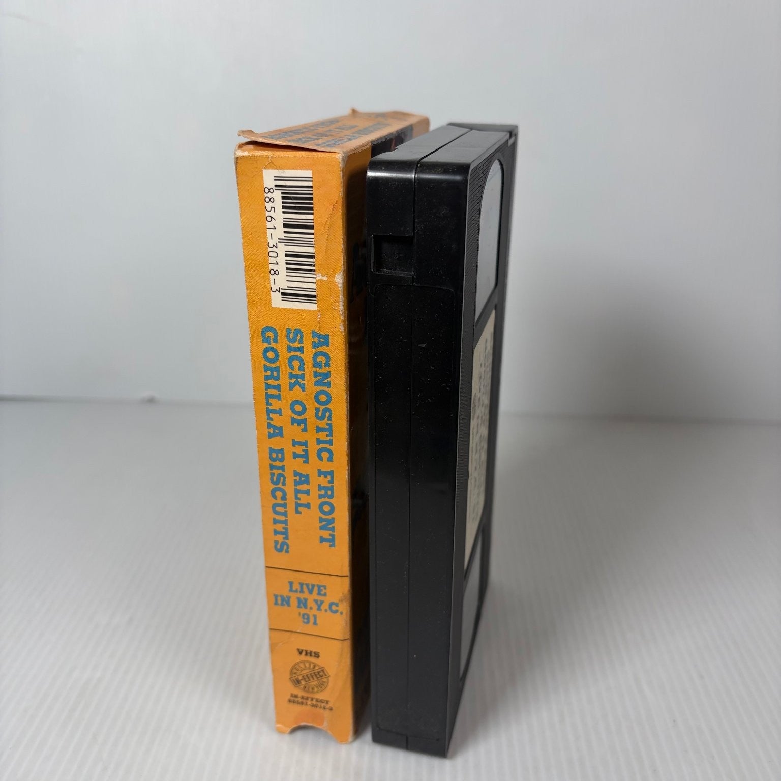 Agnostic Front Sick Of It All Gorilla Biscuits Live NYC '91 VHS In-Effect