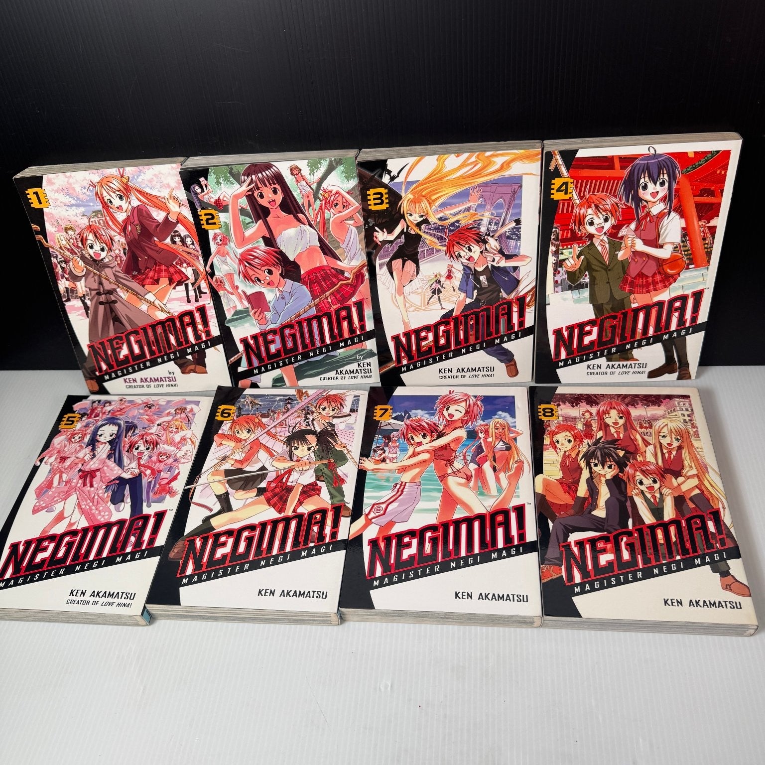 Negima! Magister Negi Magi Lot of 21 Volumes Del Rey Manga 2000s