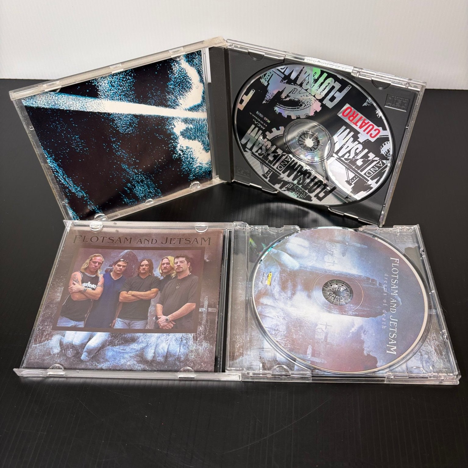Flotsam and Jetsam Lot of 2 CDs Cuatro / Dreams of Death Thrash Metal MCA