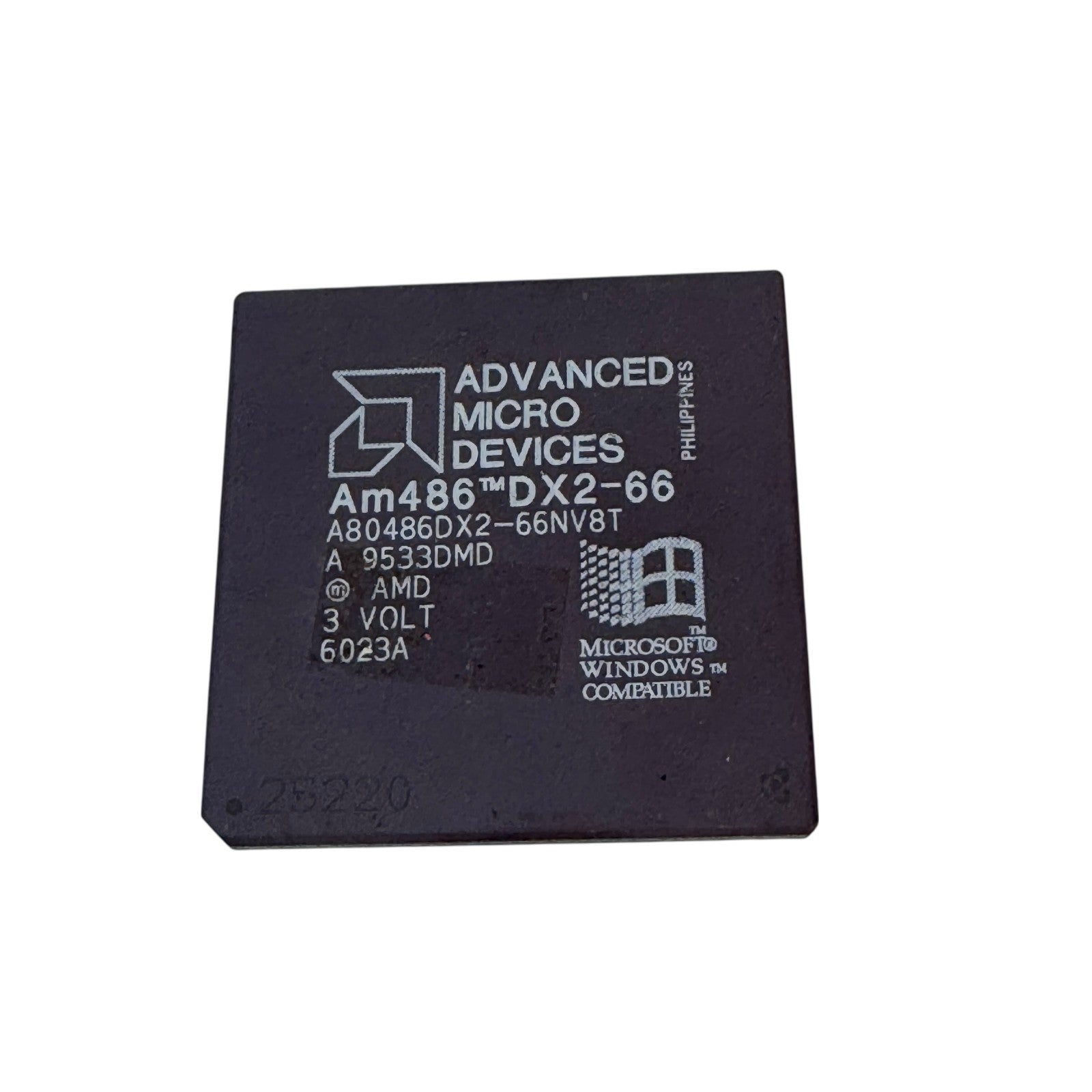 Vintage Advanced Micro Devices AM486 DX2-66 A80486DX2-66NV8T Retro AMD Processor