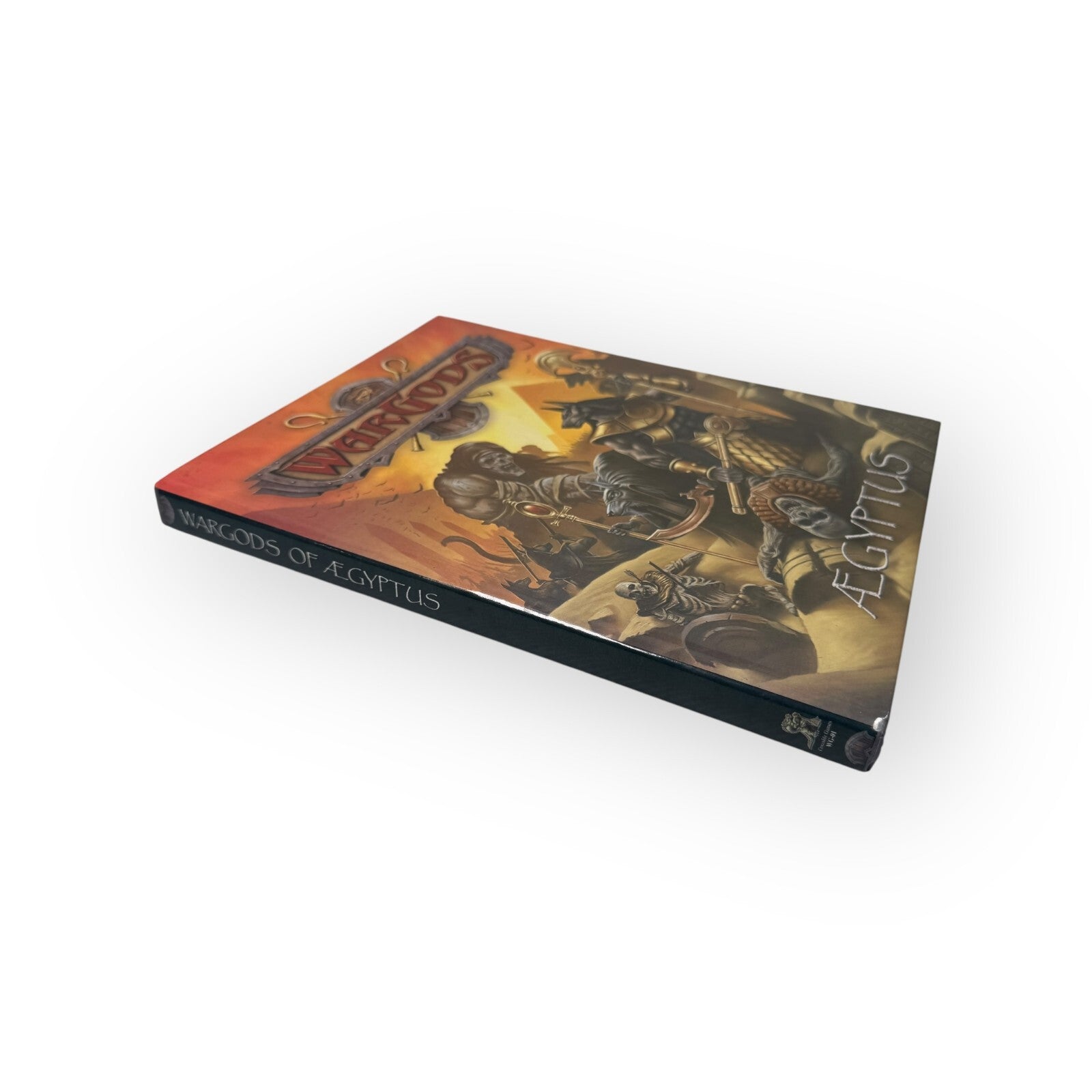 Wargods of Aegyptus Rulebook 2004 Hardcover Crocodile Games Miniature Game WG-01