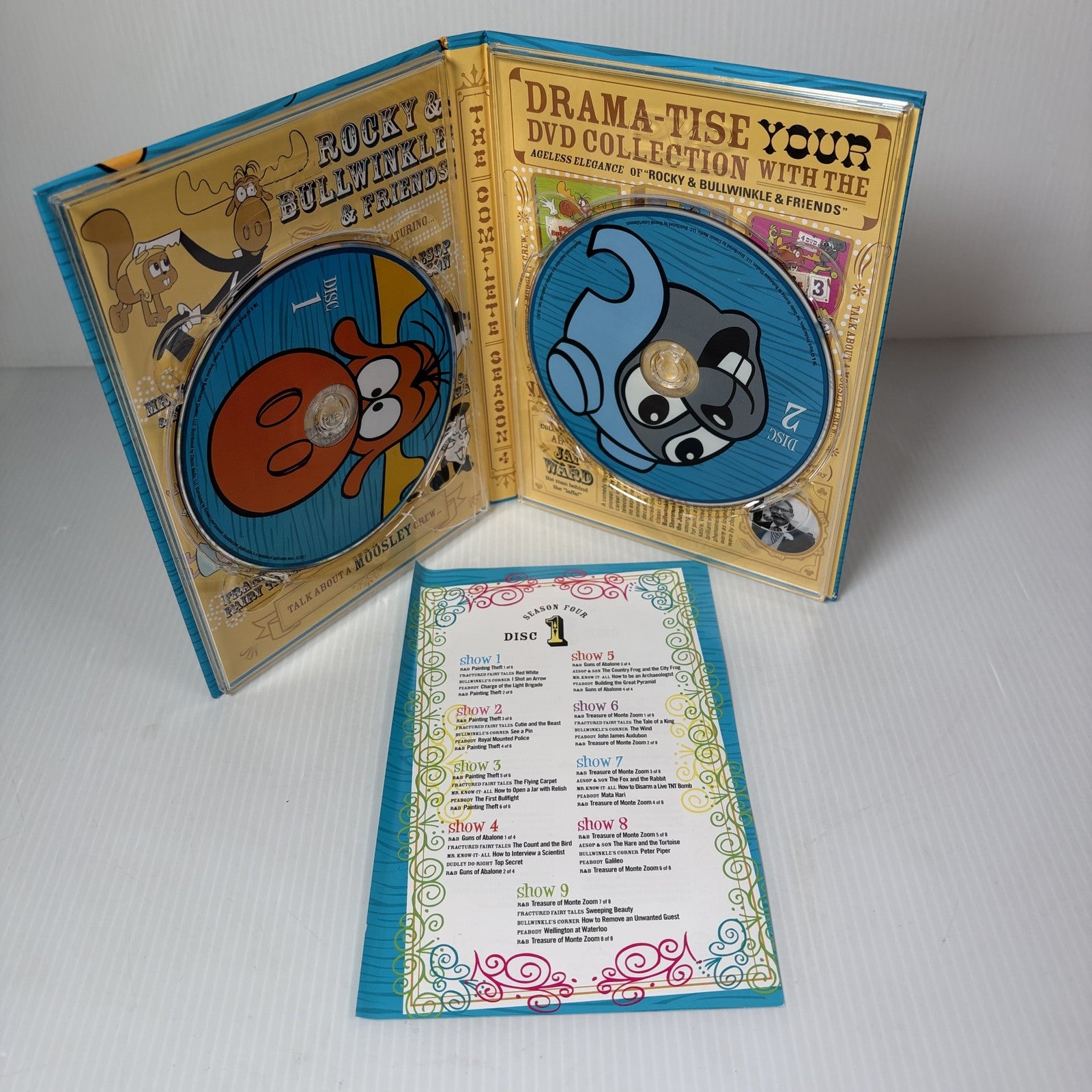 Rocky & Bullwinkle & Friends Series Seasons 1- 4 DVD Box Set Classic