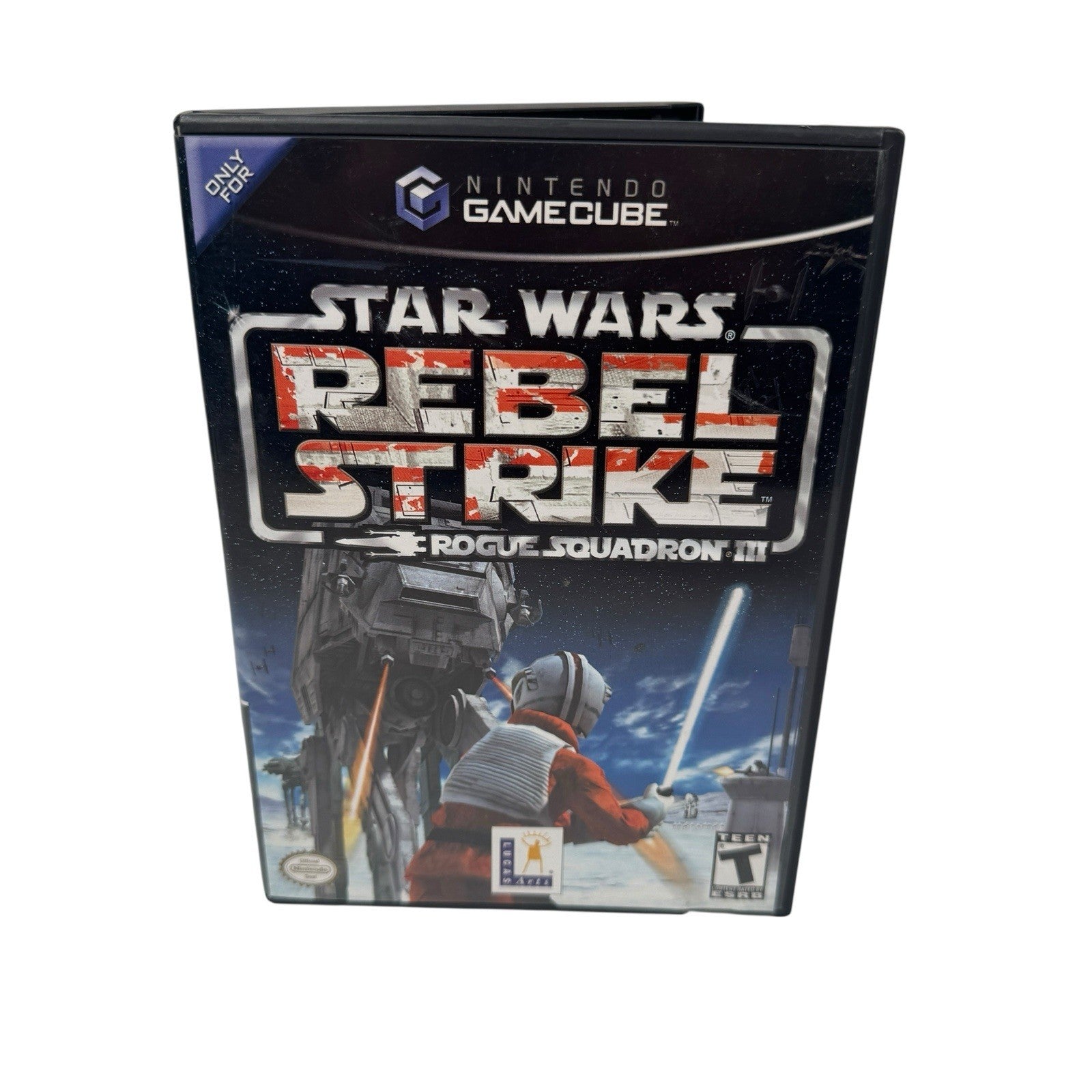 Star Wars Rogue Squadron III: Rebel Strike (Nintendo GameCube, 2003) Case & Game