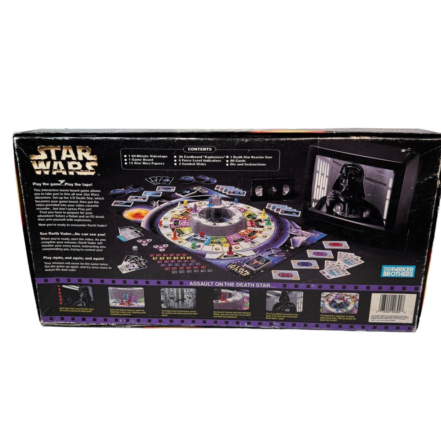 Star Wars The Interactive Video Board Game 1996 3-6 Players Collectors