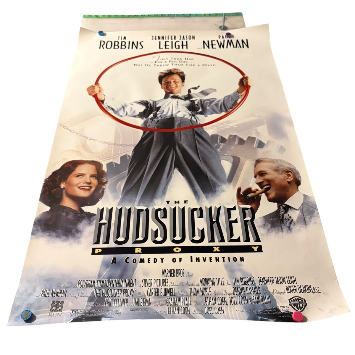 The Hudsucker Proxy 1994 One-Sheet Movie Poster Warner Bros USA