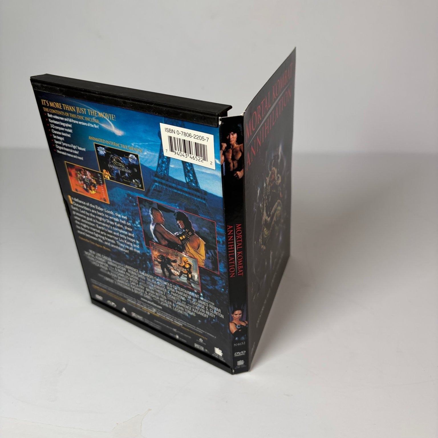 Mortal Kombat Annihilation DVD 1997 John R. Leonetti Robin Shou Special Features