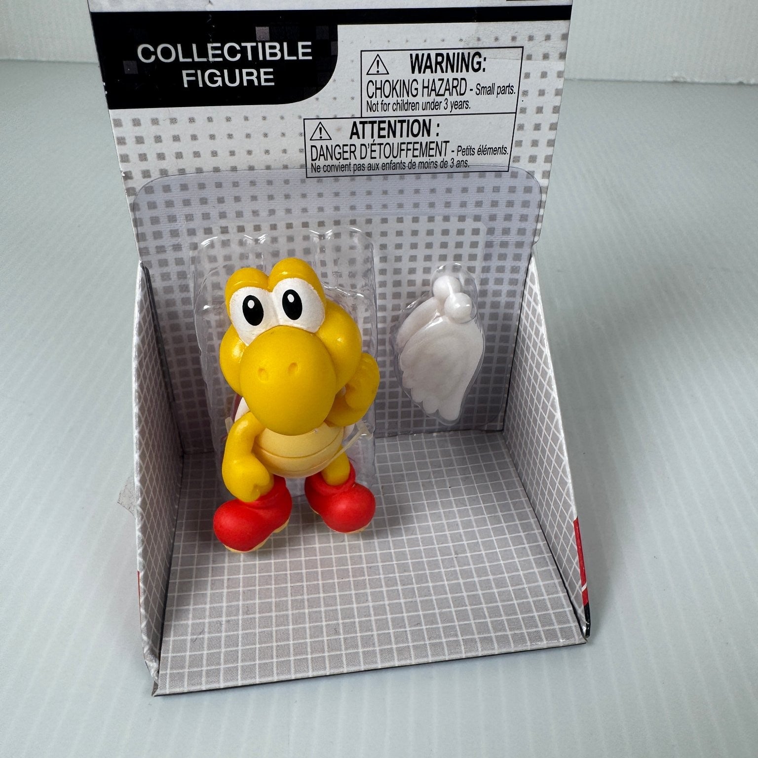 World of Nintendo Yellow Koopa Paratroopa 2.5" Action Figure with Wings