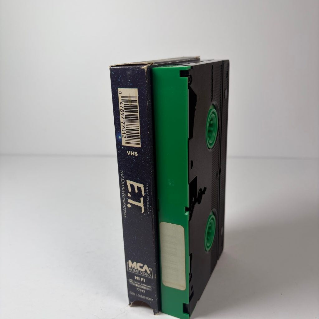 E.T. The Extra-Terrestrial VHS 1988 MCA Home Video Green Tape Spielberg