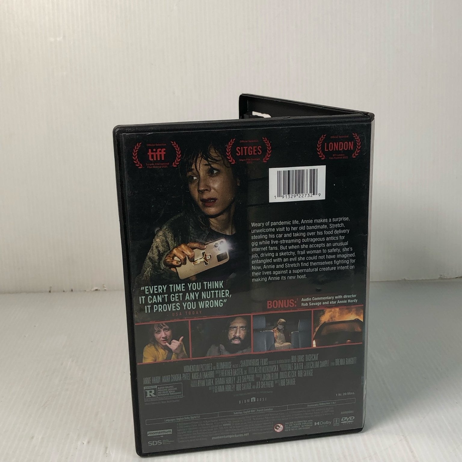 DASHCAM DVD 2021 Blumhouse Productions Horror Rob Savage Annie Hardy