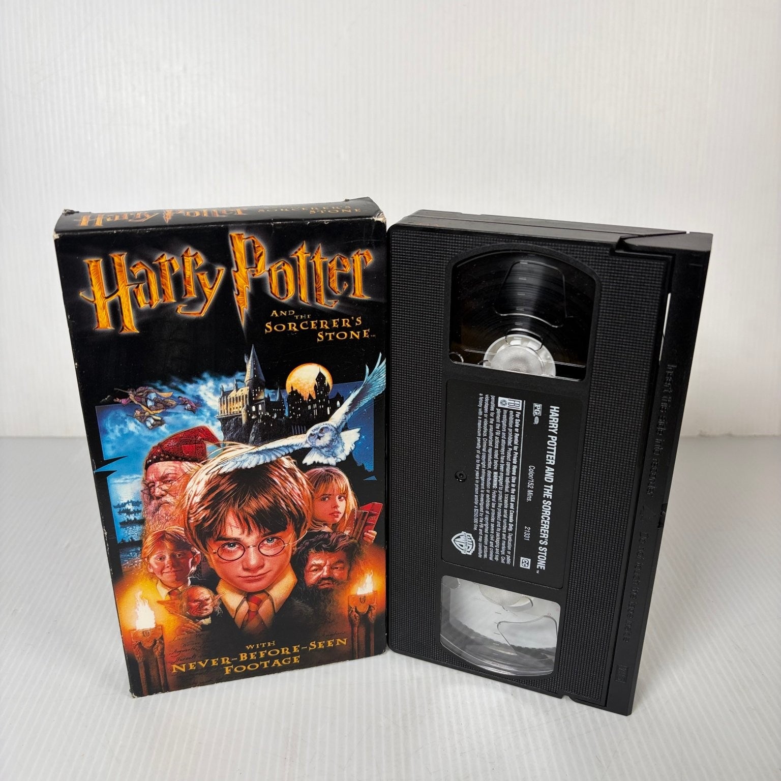 Harry Potter Sorcerer's Stone VHS 2002 Fantasy Adventure Warner Bros.