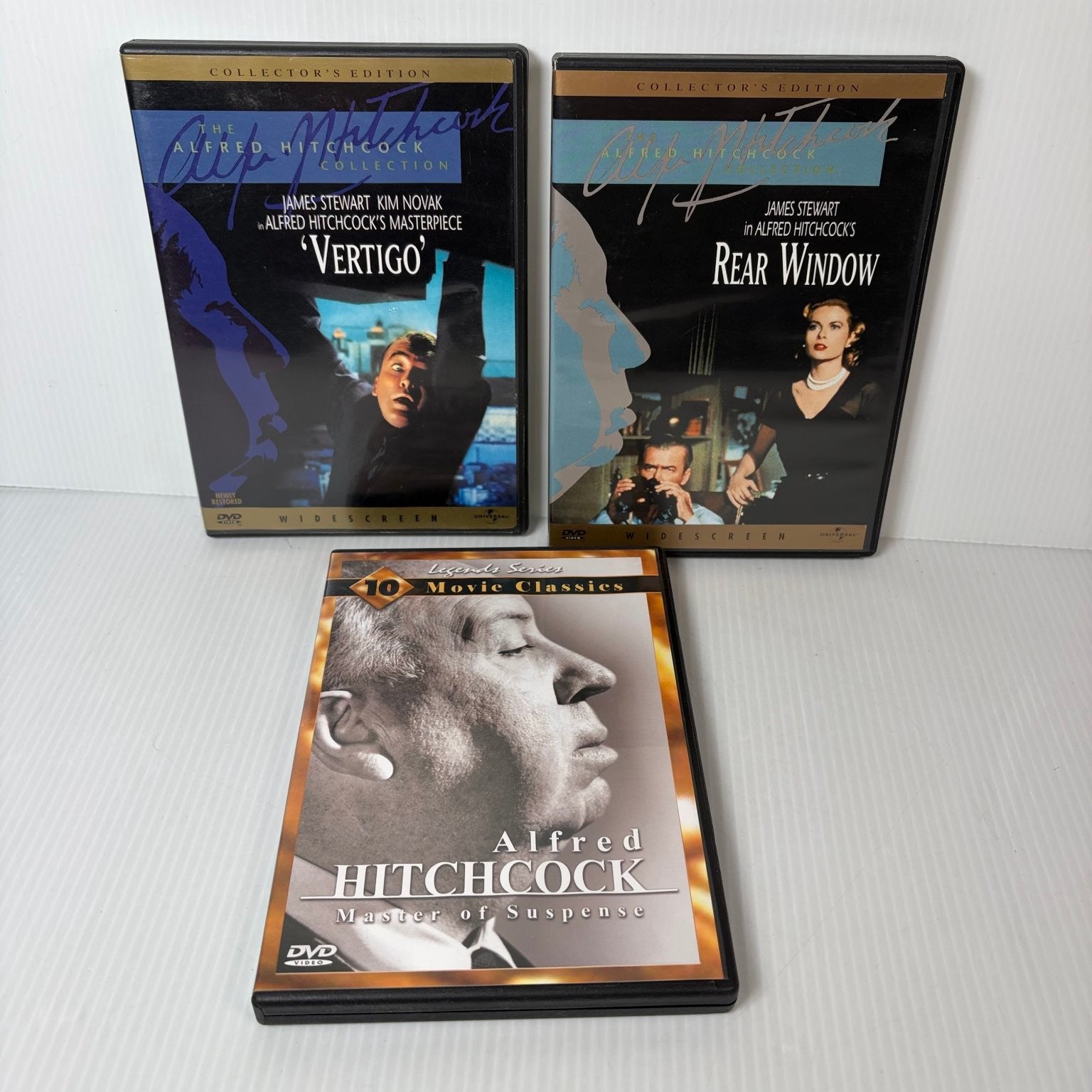 Alfred Hitchcock DVD Collection: Vertigo, Rear Window, Master of Suspense 10