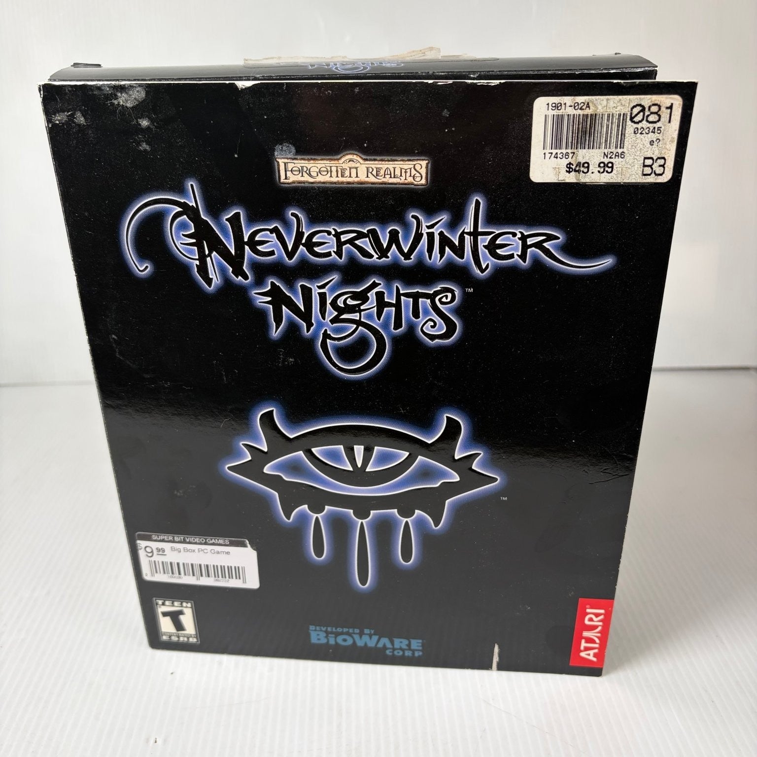 Neverwinter Nights Big Box PC CD-ROM Video Game RPG BioWare Complete Cloth Map