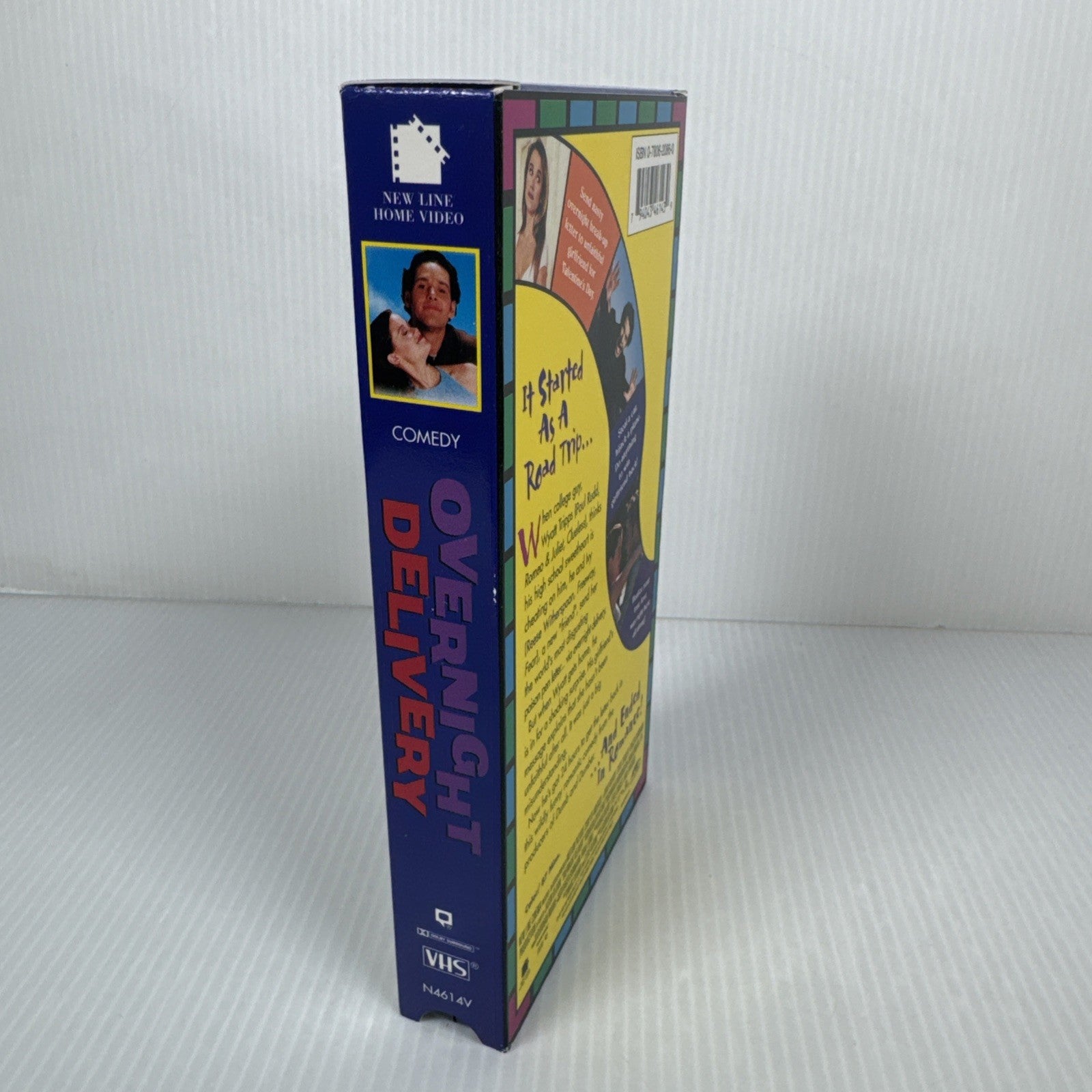 Vintage Overnight Delivery (VHS) Reese Witherspoon & Paul Rudd College Comedy