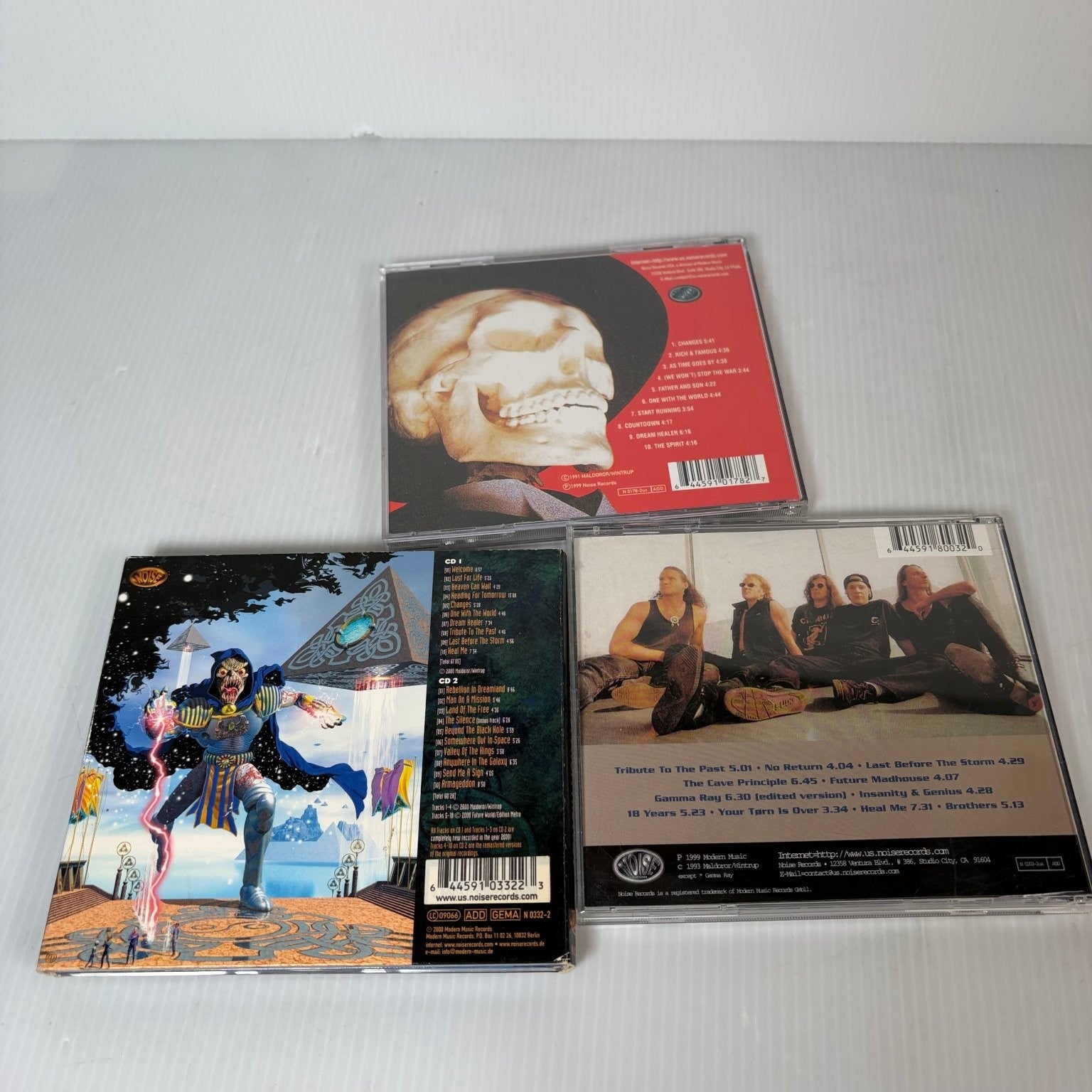 Gamma Ray Lot of 3 CDs Sigh No More, Insanity and Genius, Blust from the Past