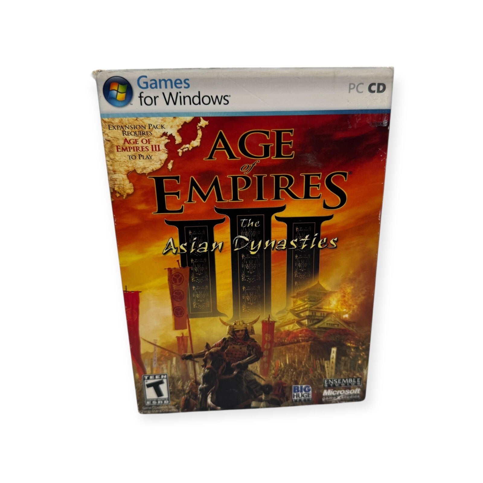 Age of Empires III: The Asian Dynasties (PC, 2007) Complete w/ product key