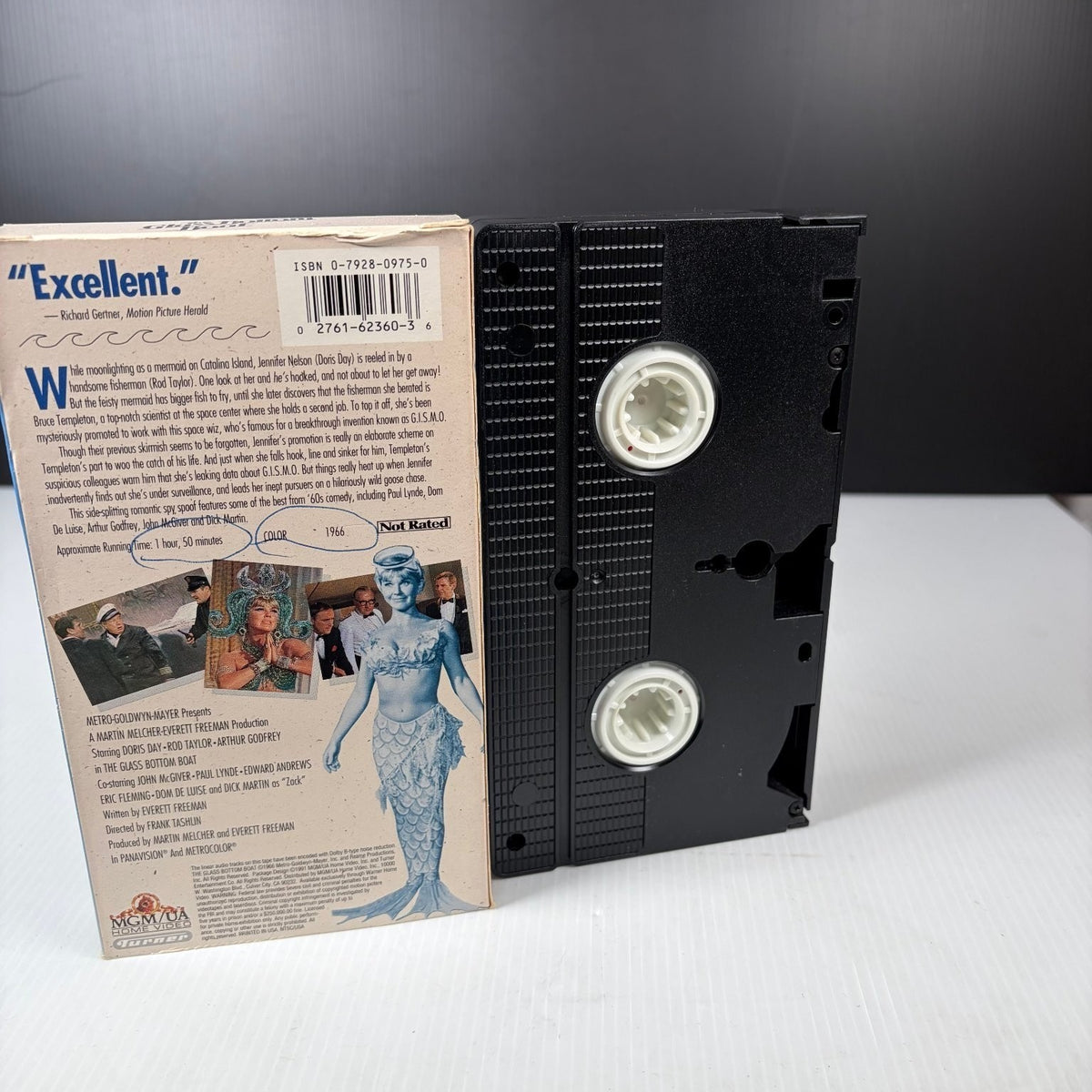 The Glass Bottom Boat VHS 1966 Comedy Original MGM/UA Home Video