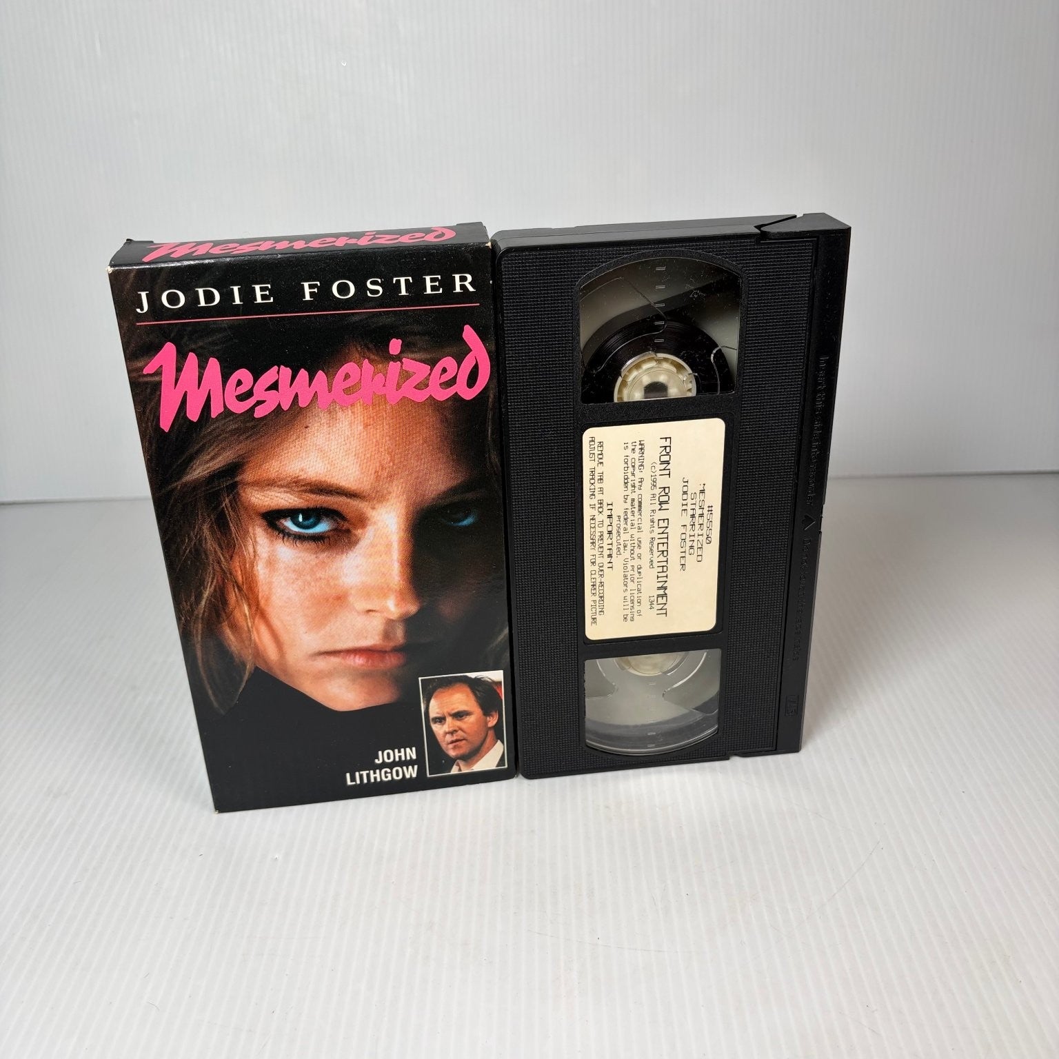 Mesmerized VHS 1985 Drama Thriller Jodie Foster John Lithgow Front Row