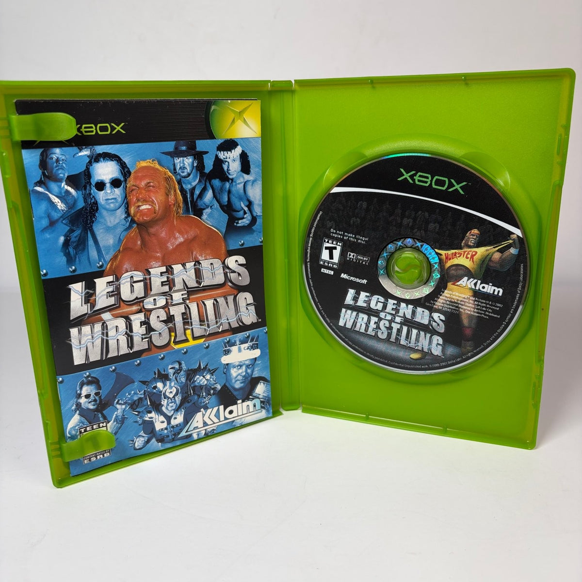 Legends of Wrestling Xbox Video Game Sports Multiplayer Complete CIB