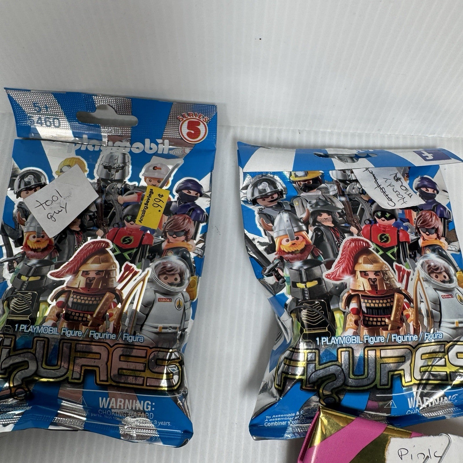 Lot Of 13 Playmobil Minifigures 4 Sealed In Bulk Bags & 9 Opened Blind Bags