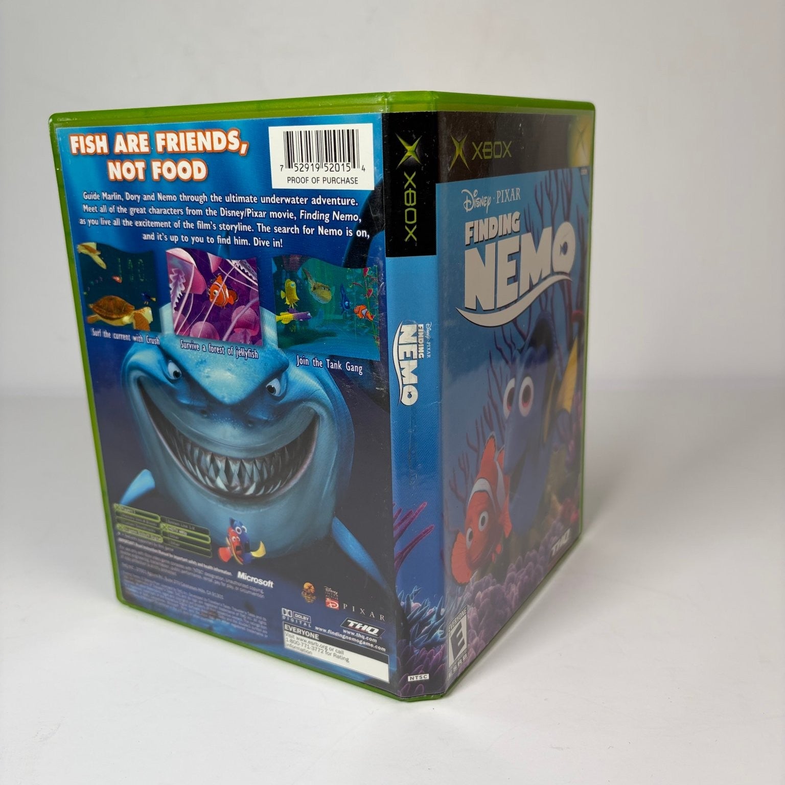 Disney Pixar Finding Nemo Xbox Video Game Adventure Family Complete