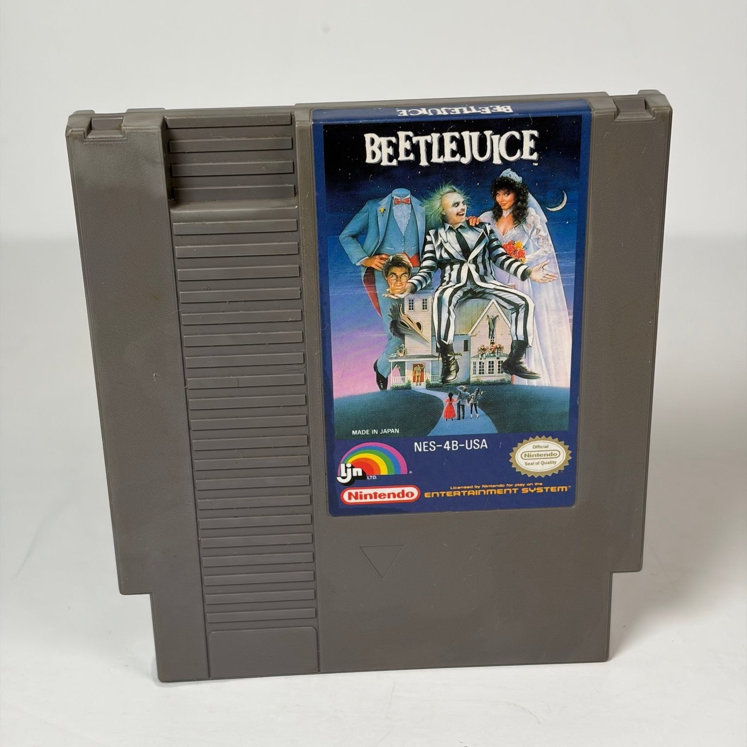 Beetlejuice Nintendo NES Game Cartridge NTSC-U/C (USA/Canada) Cleaned & Tested