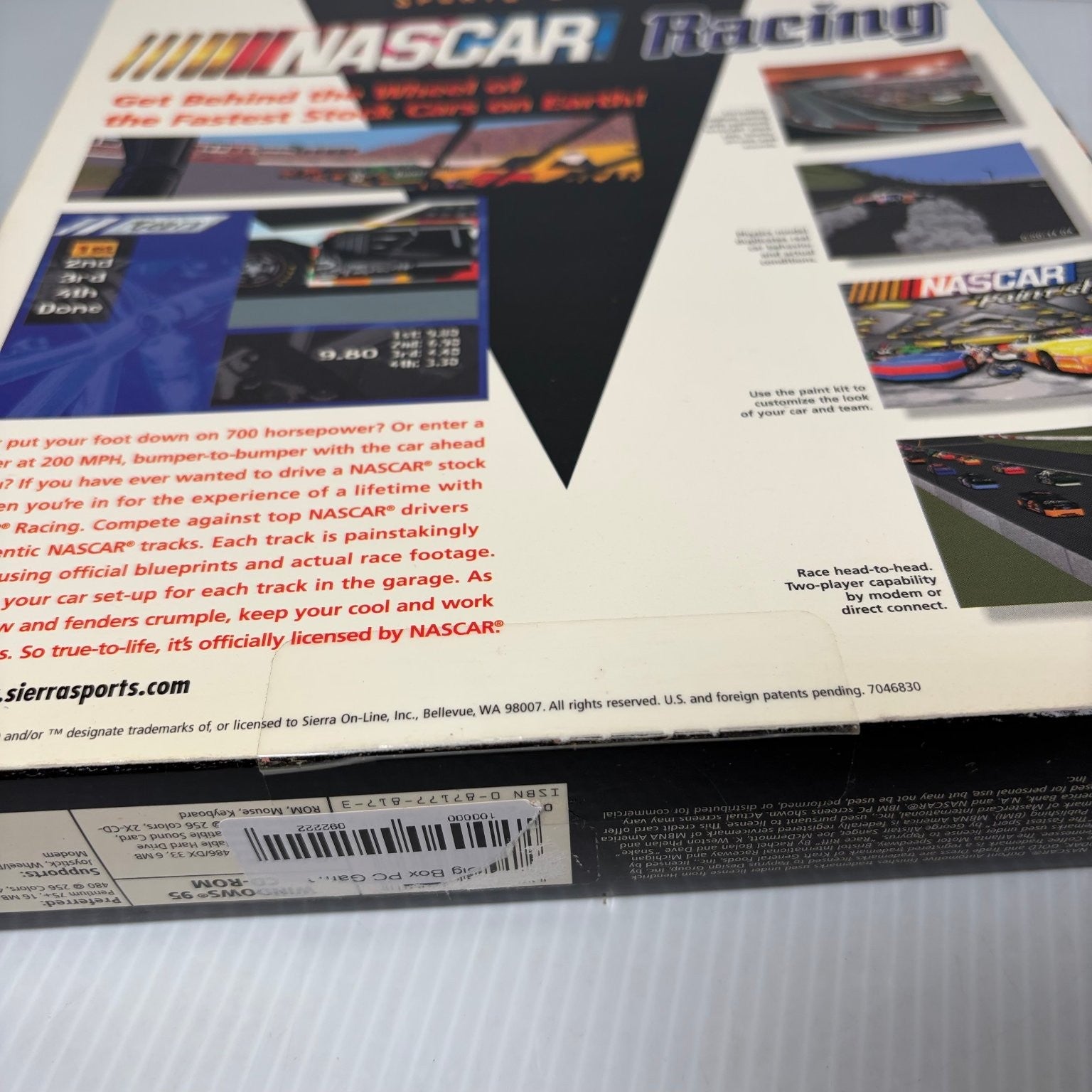 NASCAR Racing All American Sports Series PC CD-ROM Video Game Sealed