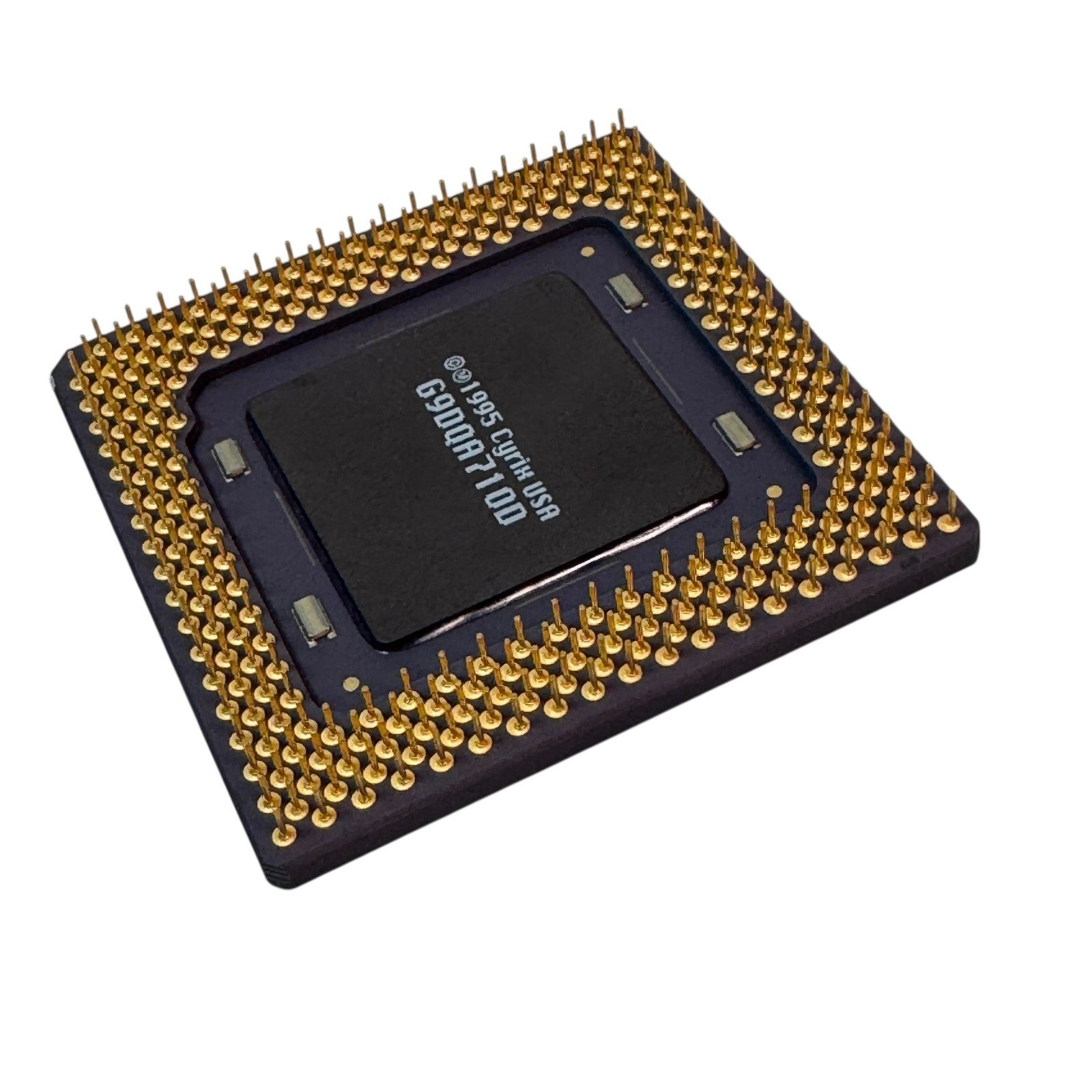 Vintage Cyrix 6x86 P166 GP 133Mhz 3.3V or 3.52v Retro CPU Processor Gold