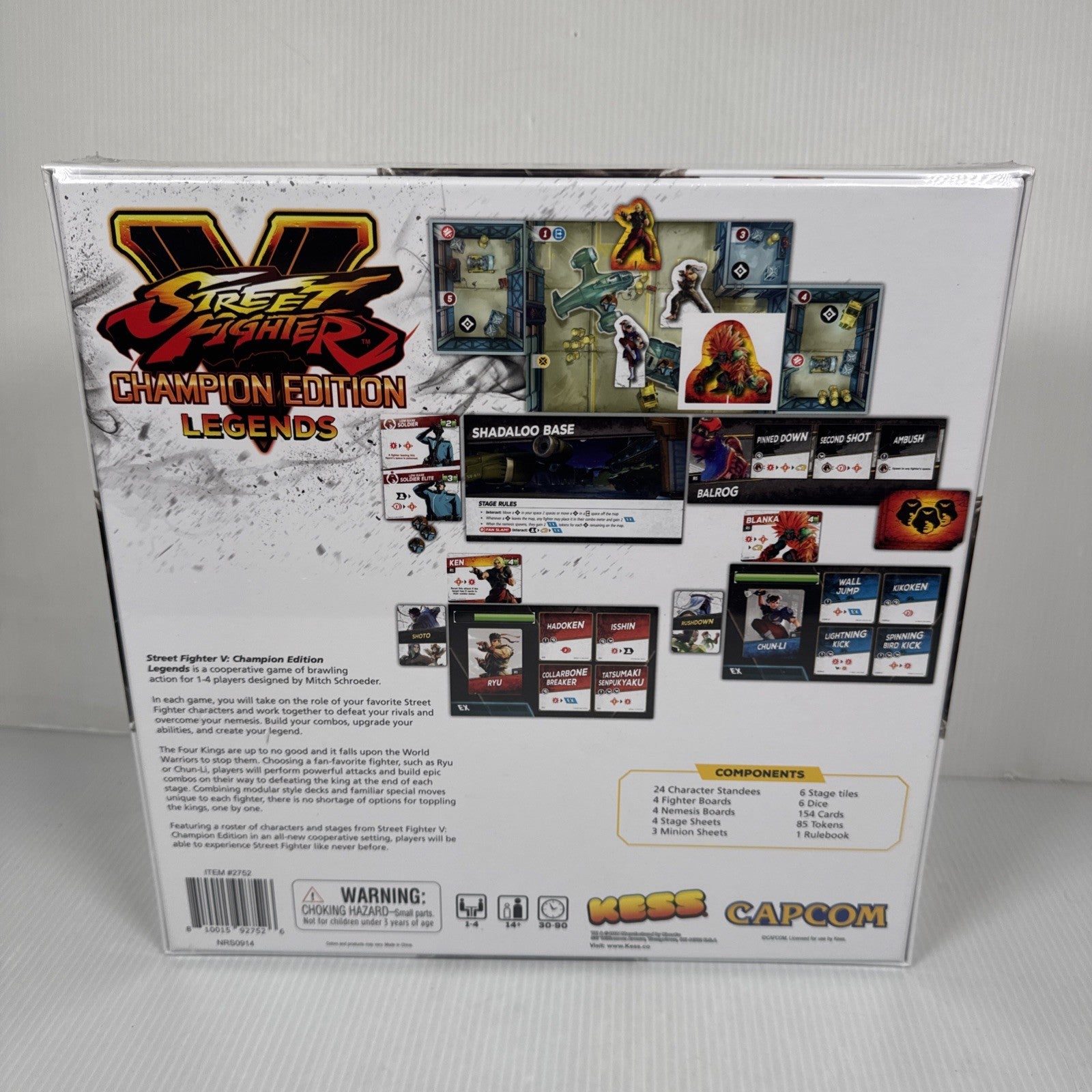 Kess Games: Street Fighter V: Champion Edition Legends - Board Game