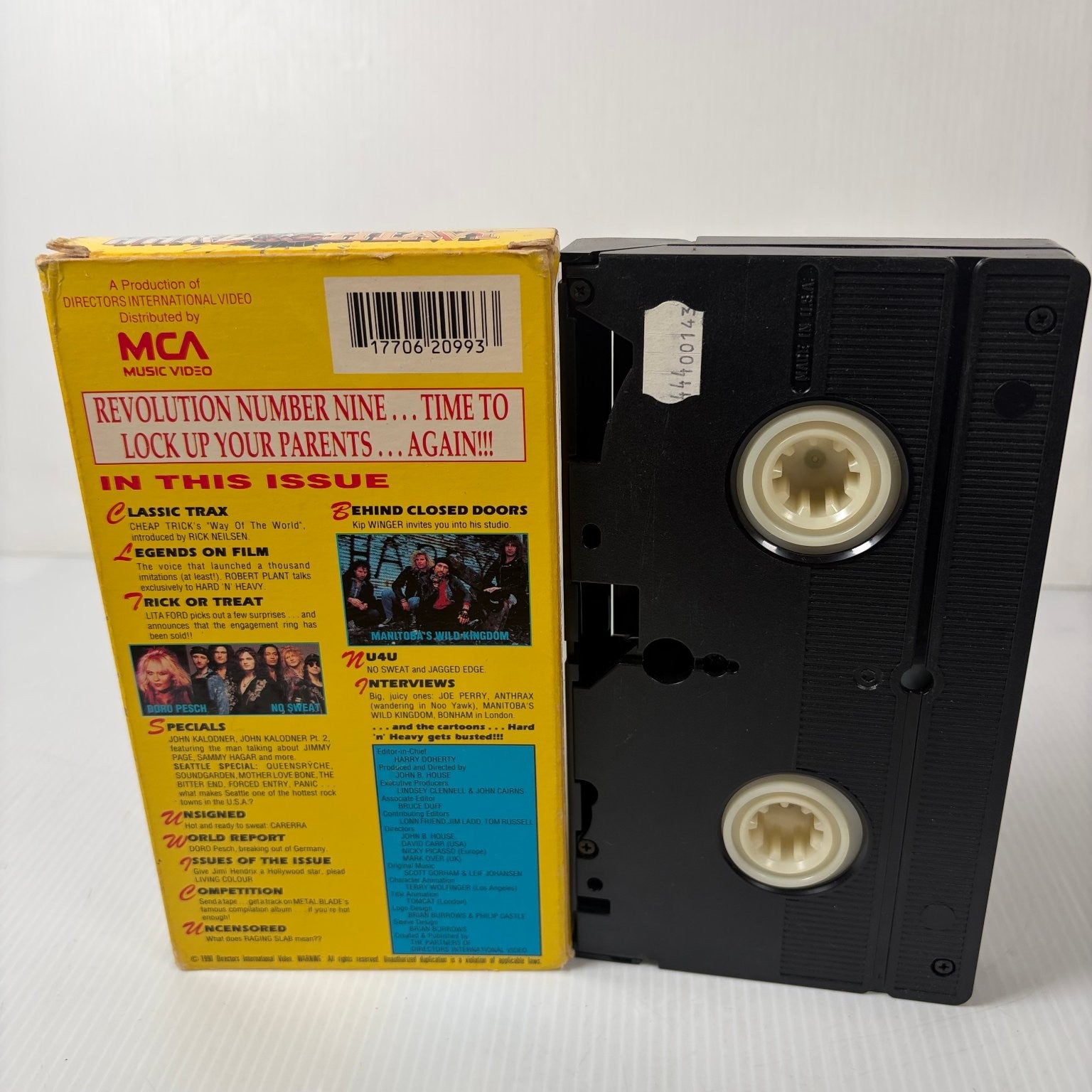 Hard 'N Heavy Volume 9 VHS 1993 Rock Metal Music Video MCA
