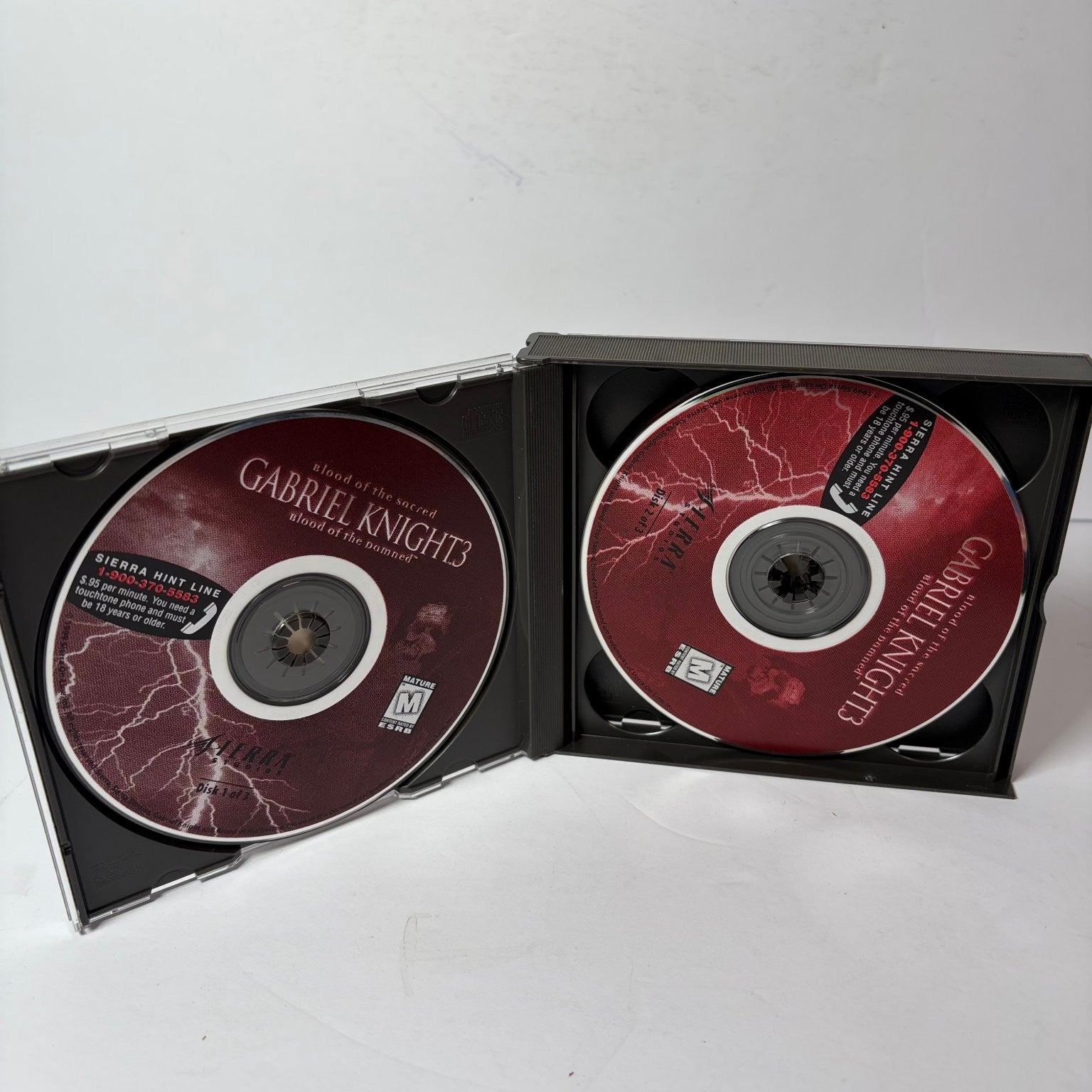 Gabriel Knight 3 Blood of the Sacred Blood of the Damned PC CD-ROM Game