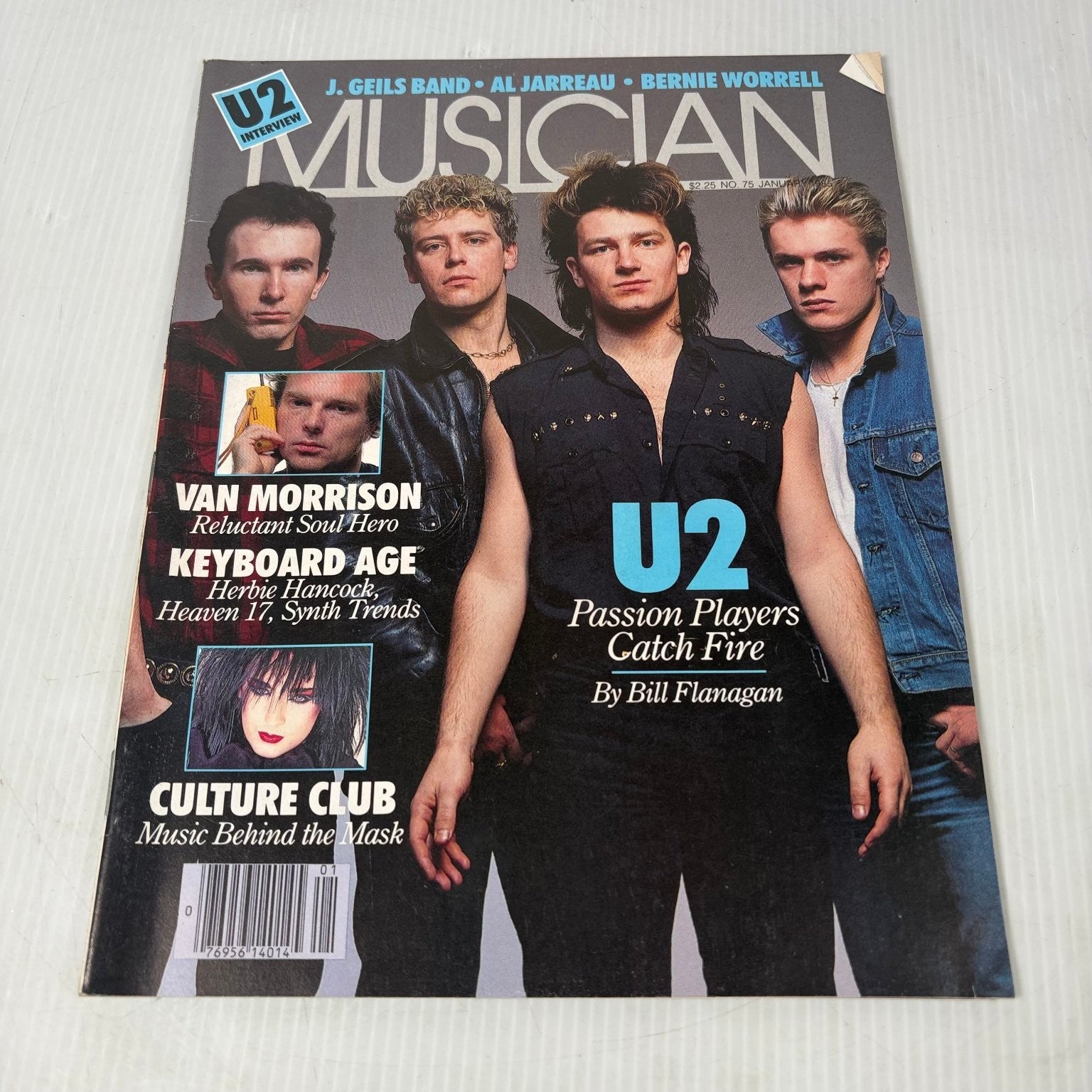Musician Magazine January 1985 U2 Passion Players Catch Fire Music Interview