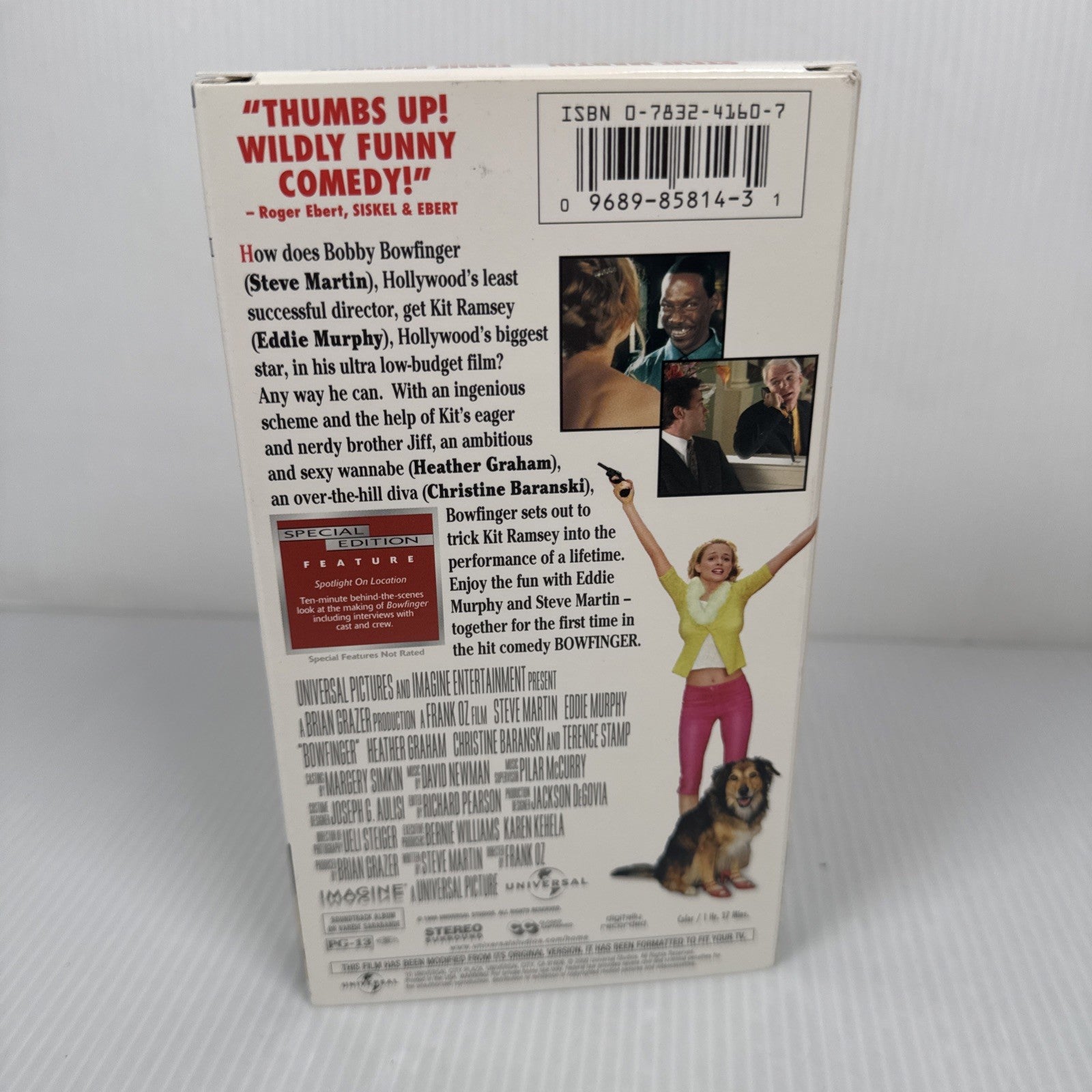 Bowfinger (VHS, 2000, Special Edition) Steve Martin Eddie Murphy Heather Graham