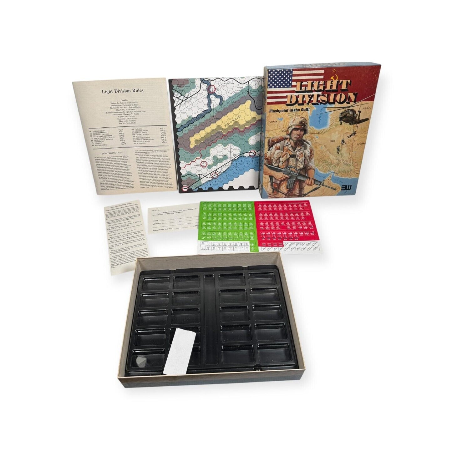 Light Division: Flashpoint in the Gulf - 3W (1989) - UNPUNCHED & COMPLETE