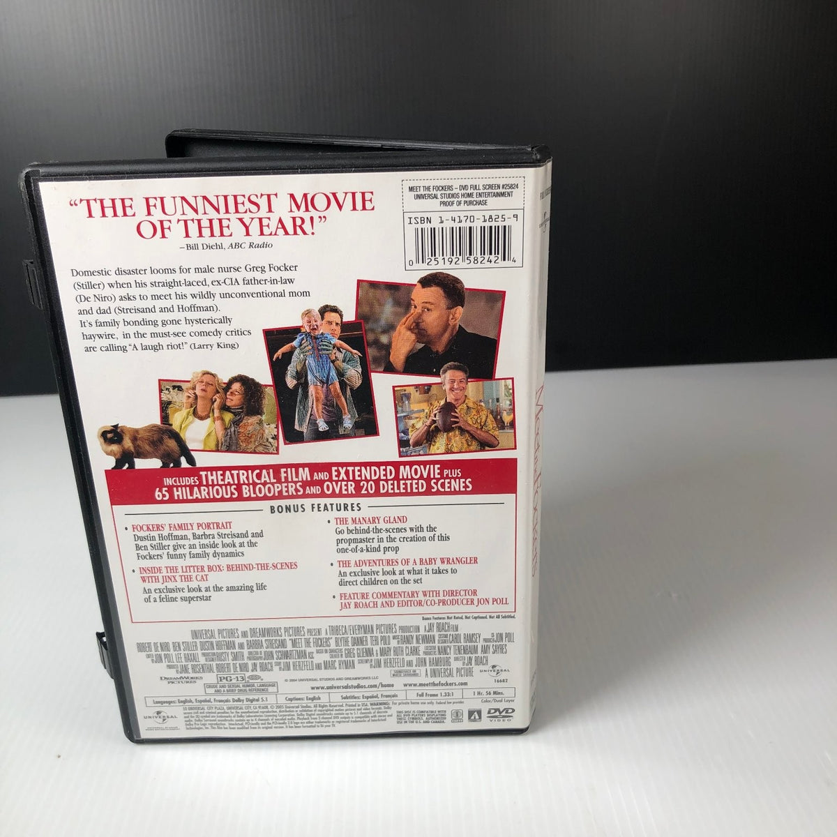 Meet the Fockers DVD 2004 Full Screen Robert De Niro Ben Stiller Comedy