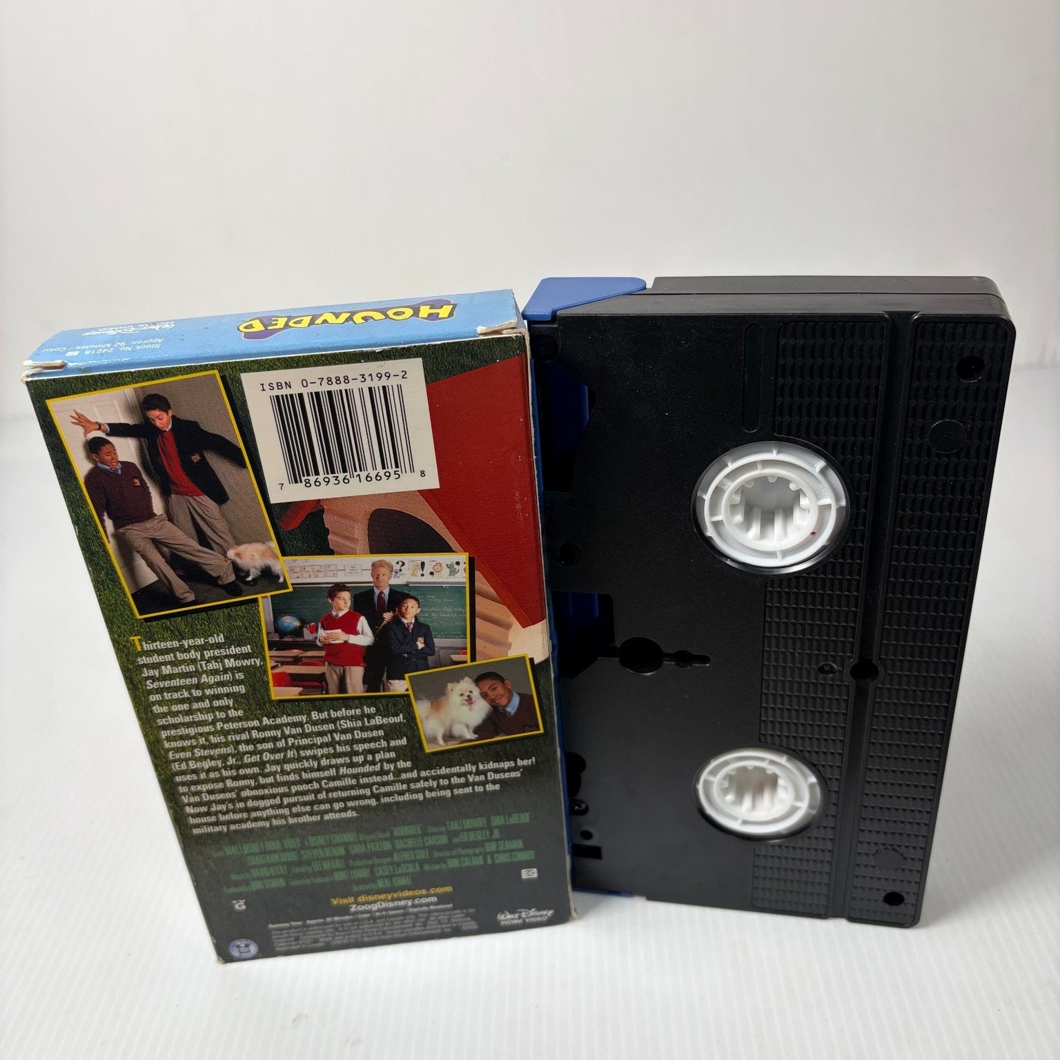 Hounded VHS 2001 Family Comedy Disney Channel Movie Tahj Mowry