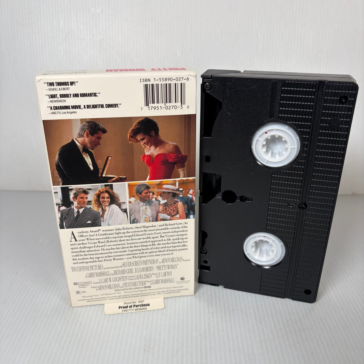 Pretty Woman VHS 1990 Romantic Comedy Touchstone Pictures Richard Gere Julia