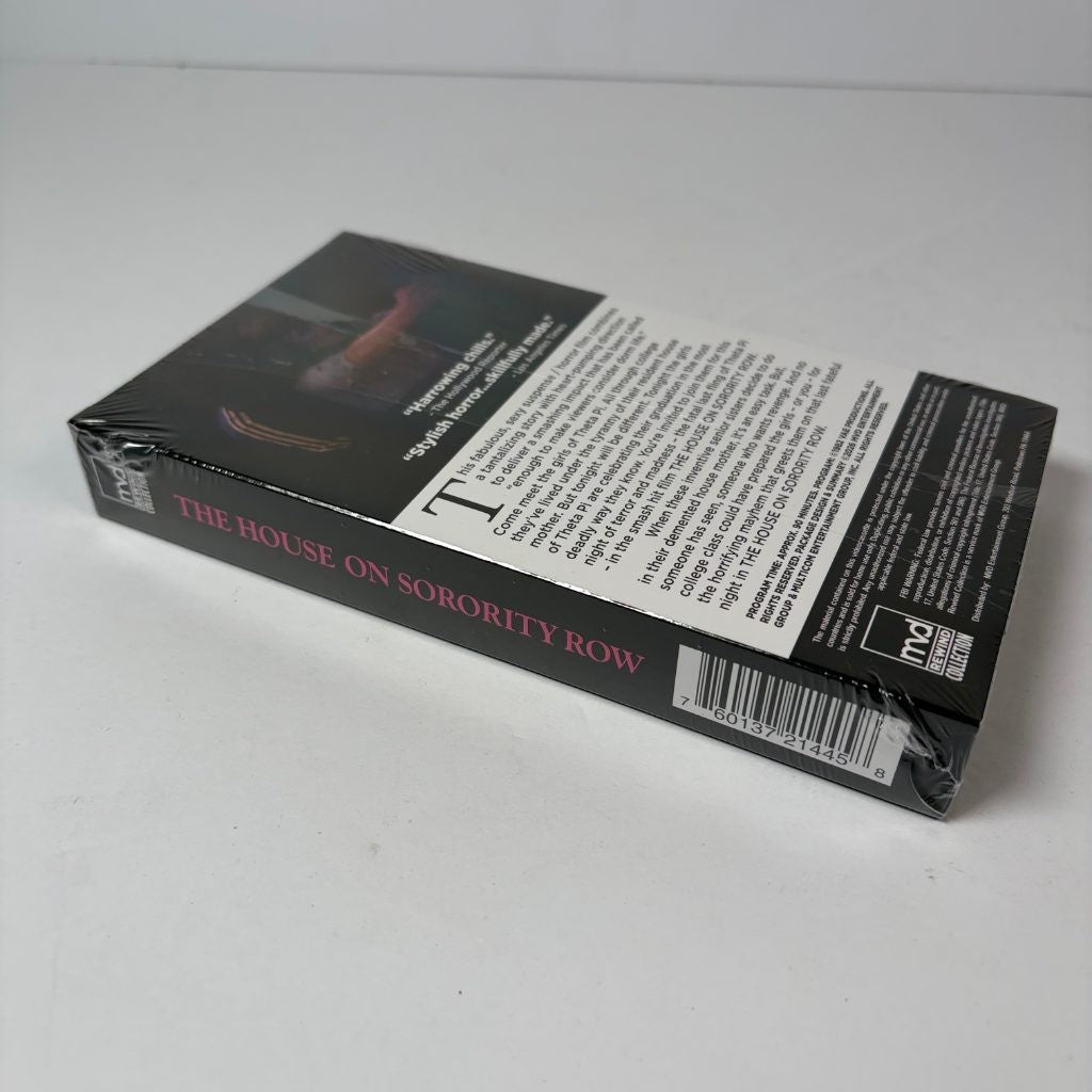 The House on Sorority Row VHS MVD Rewind Collection Horror 2026 VSD Exclusive