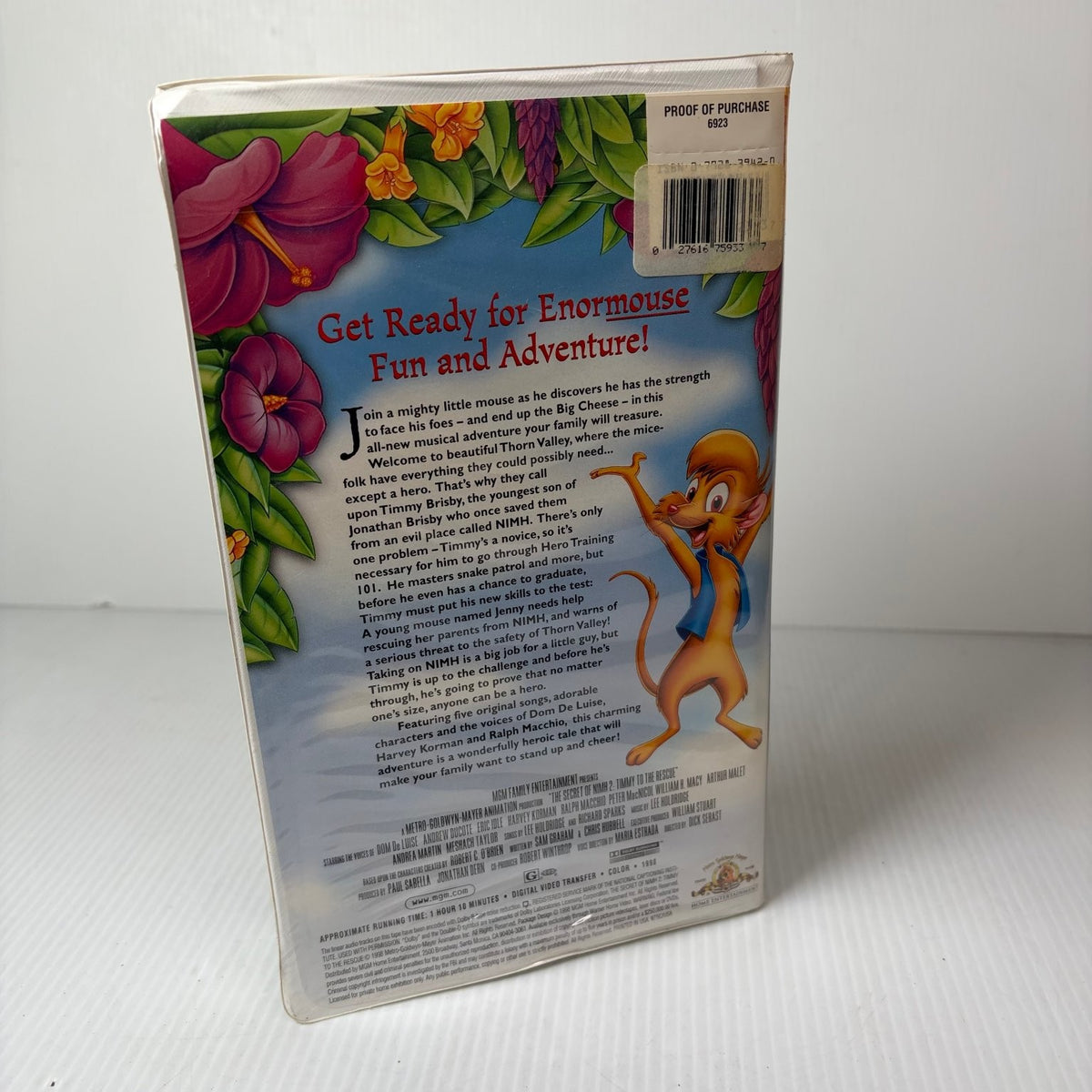Secret of NIMH 2 Timmy to the Rescue VHS 1998 Animated Family MGM