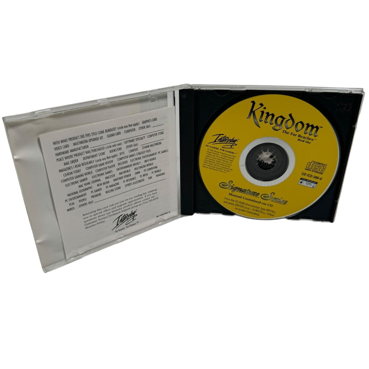 Kingdom The Far Reaches Book One PC Windows CD-ROM Game by Interplay