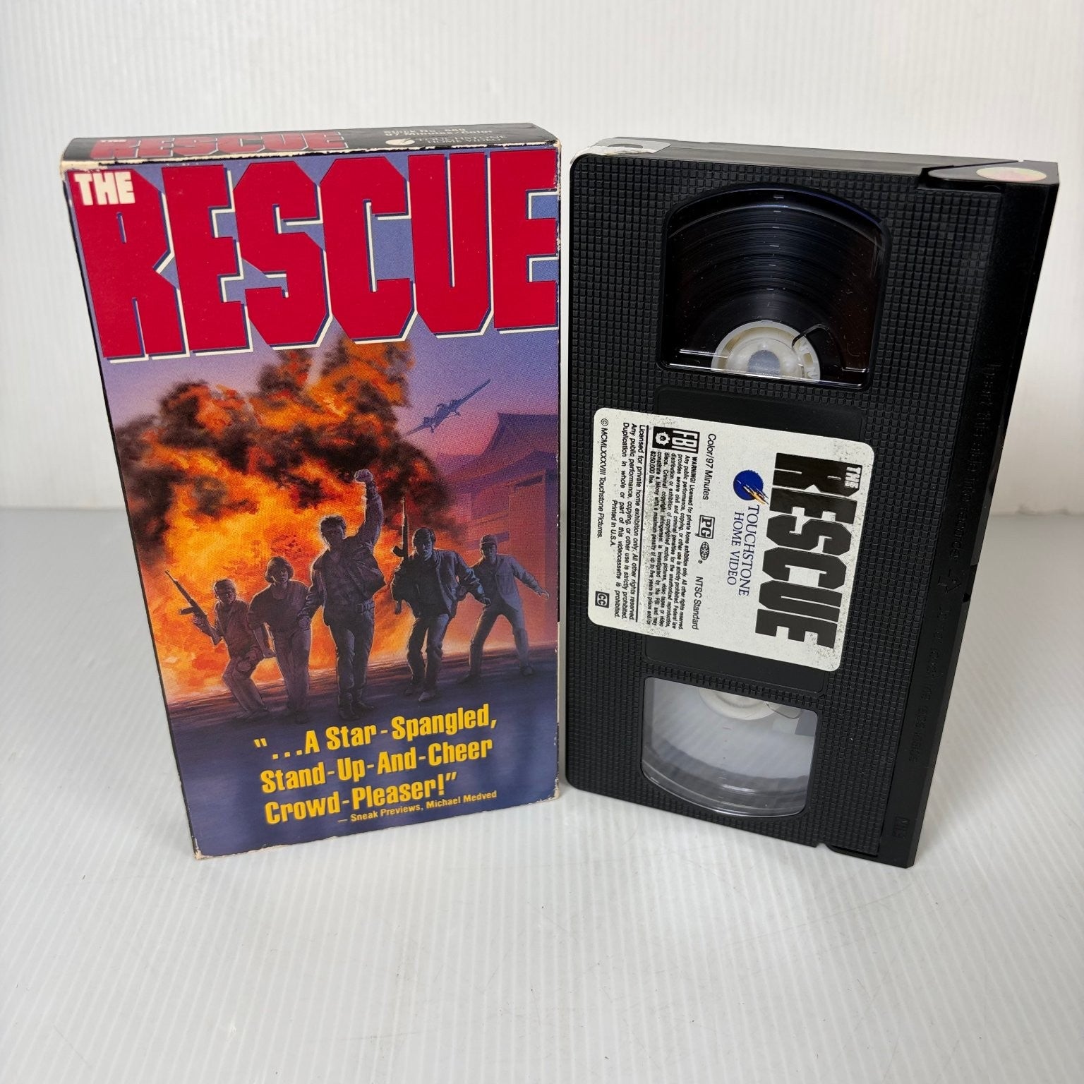 The Rescue VHS 1988 Action Adventure PG Touchstone Home Video
