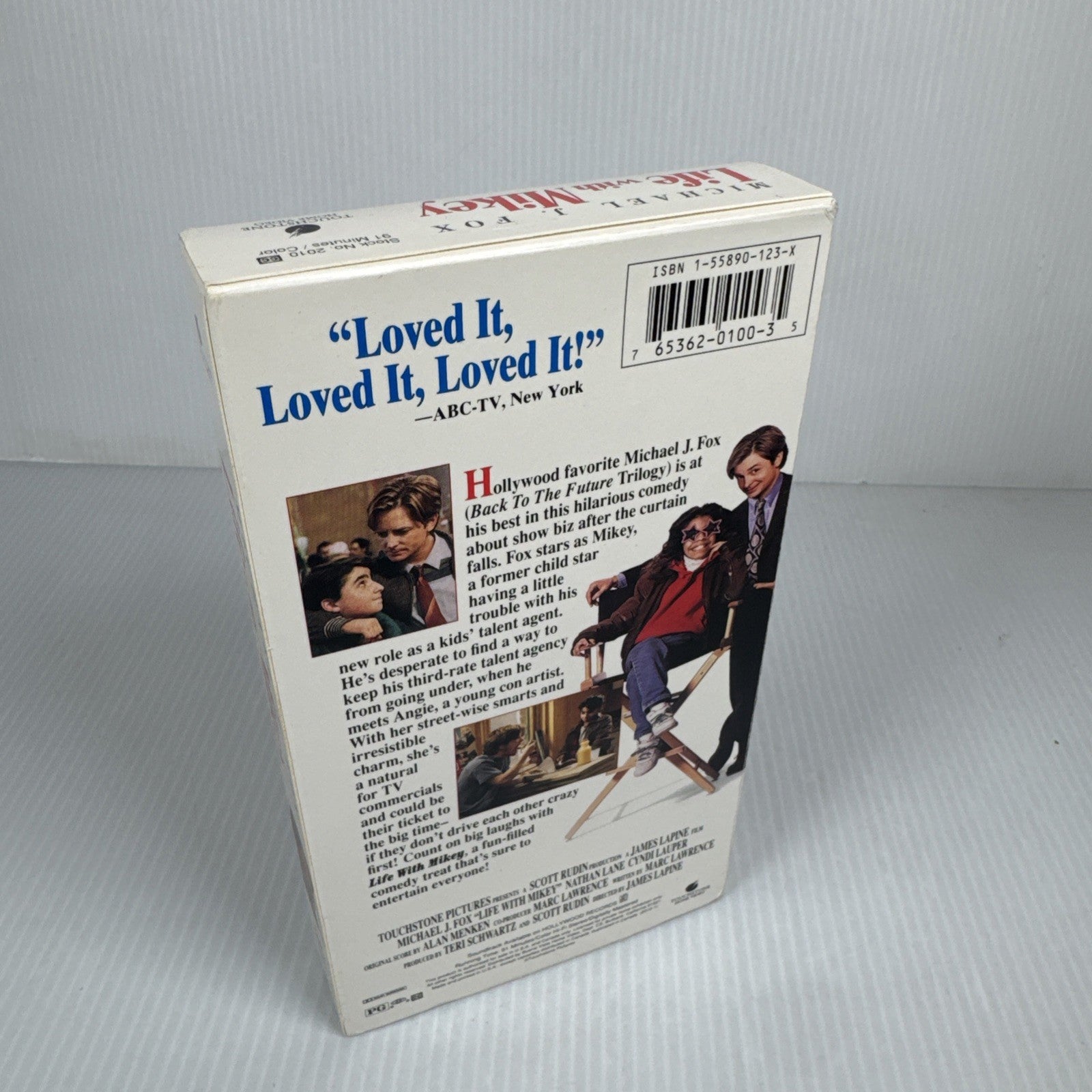 Life With Mikey VHS Tape Movie Full Screen Video Michael J Fox Cyndi Lauper