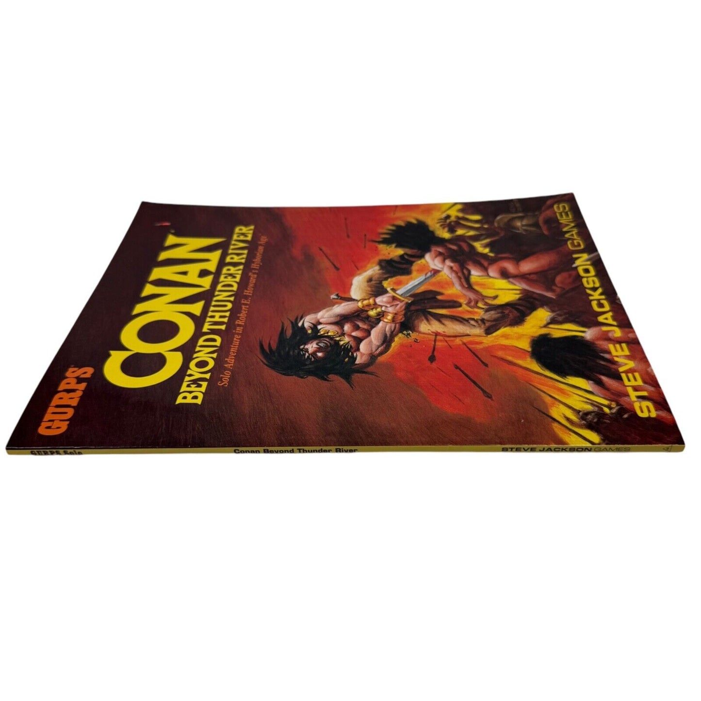 Conan Beyond Thunder River Solo Adventure GURPS Steve Jackson Games VG+