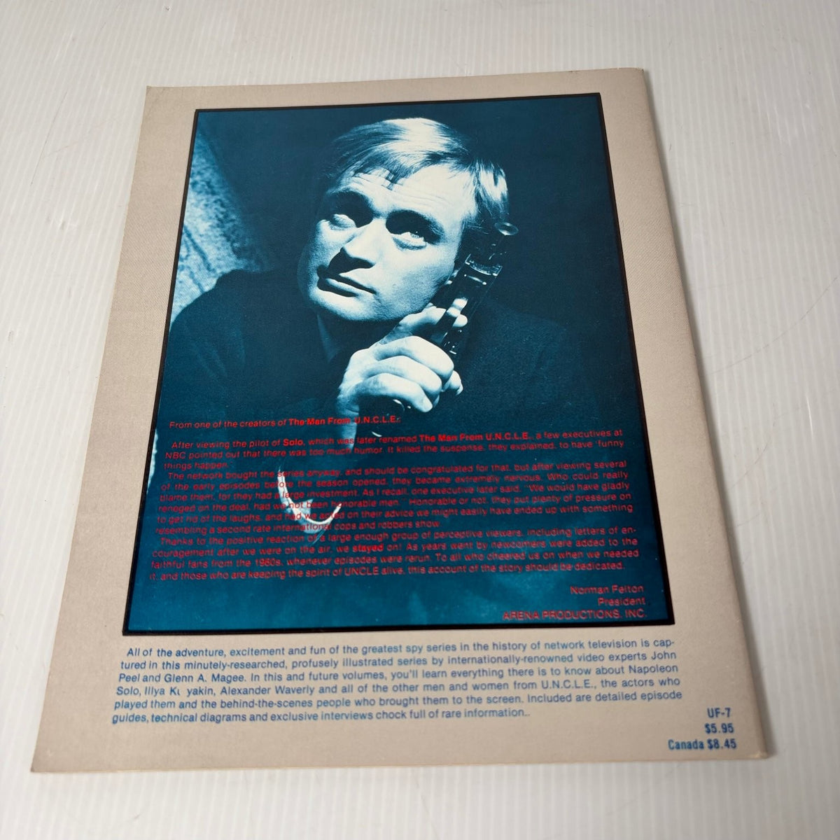 The U.N.C.L.E. Files The Deadly Quest Magazine Robert Vaughn Napoleon Spy TV