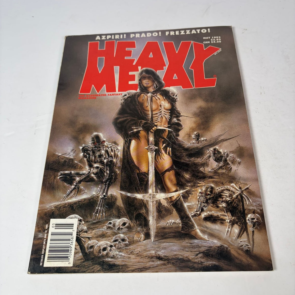 Heavy Metal Magazine May 1993 Azpiri Prado Frezzato Simon Bisley Rogue Trooper