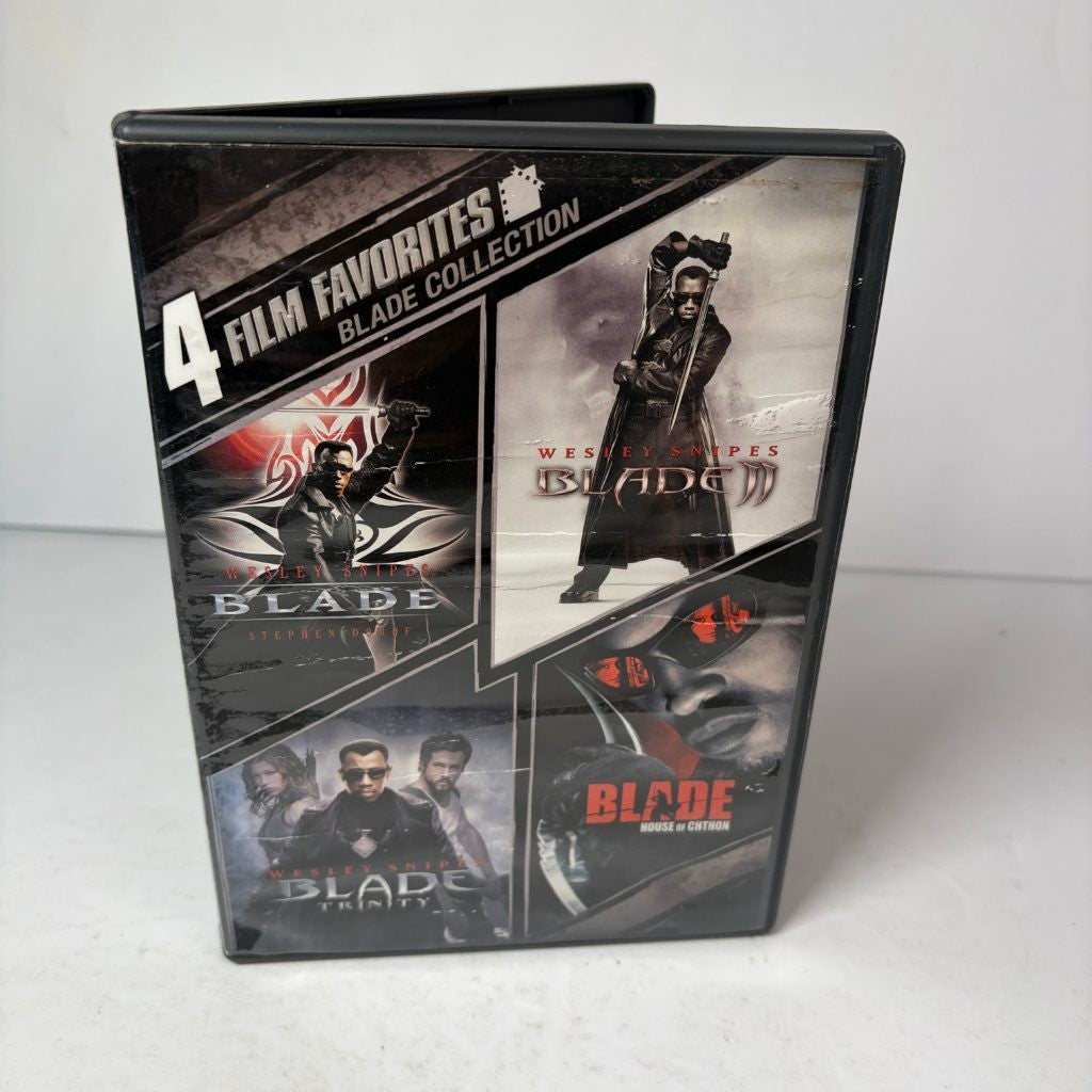 4 Film Favorites Blade Collection DVD Wesley Snipes Blade Trilogy + House of Cht