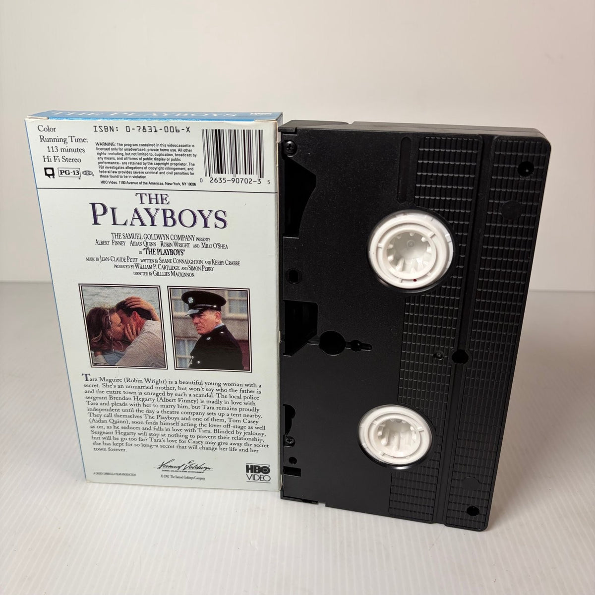 The Playboys VHS 1992 Drama Romance HBO Video Robin Wright Aidan Quinn