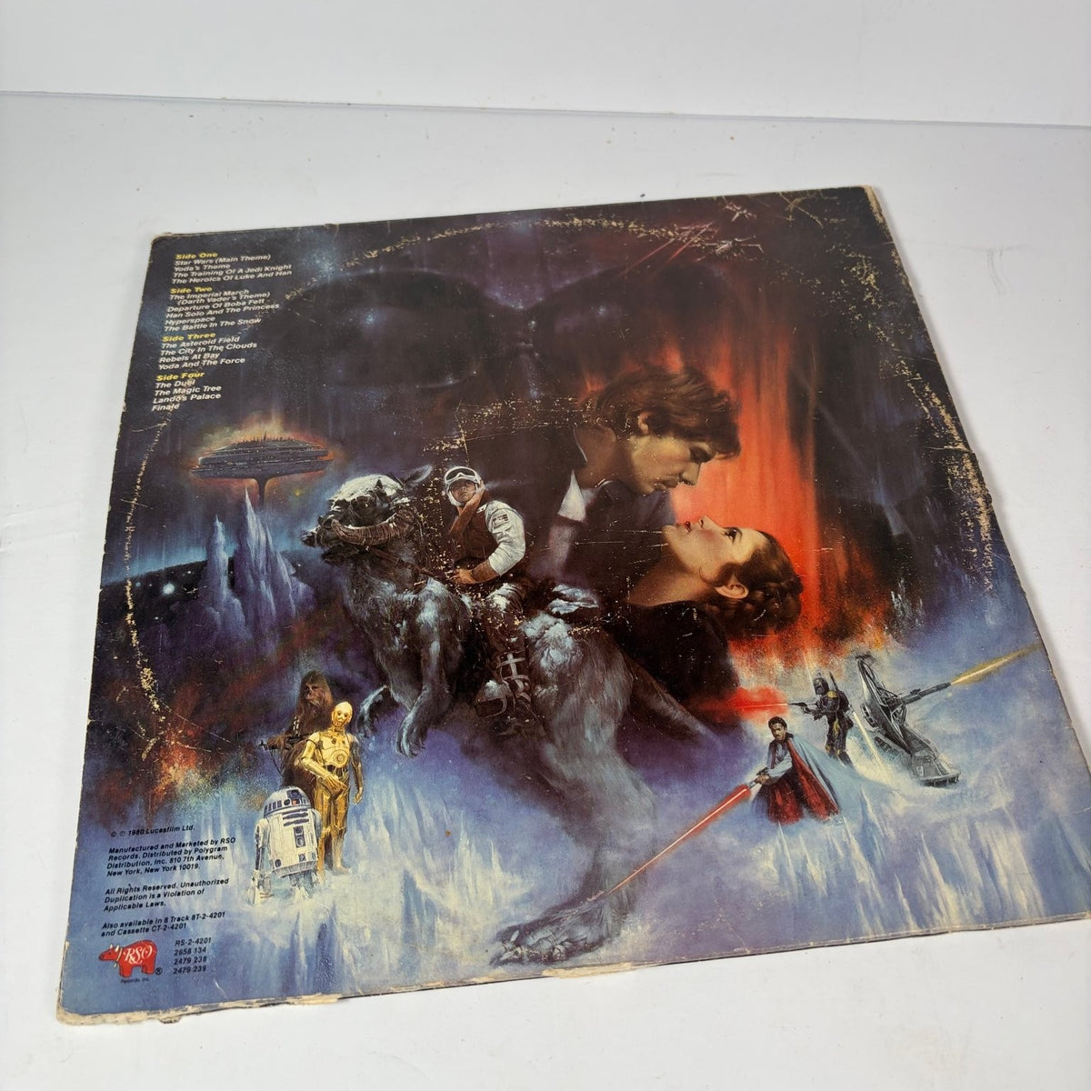 Star Wars The Empire Strikes Back Soundtrack Vinyl 2xLP RSO 1980 John Williams