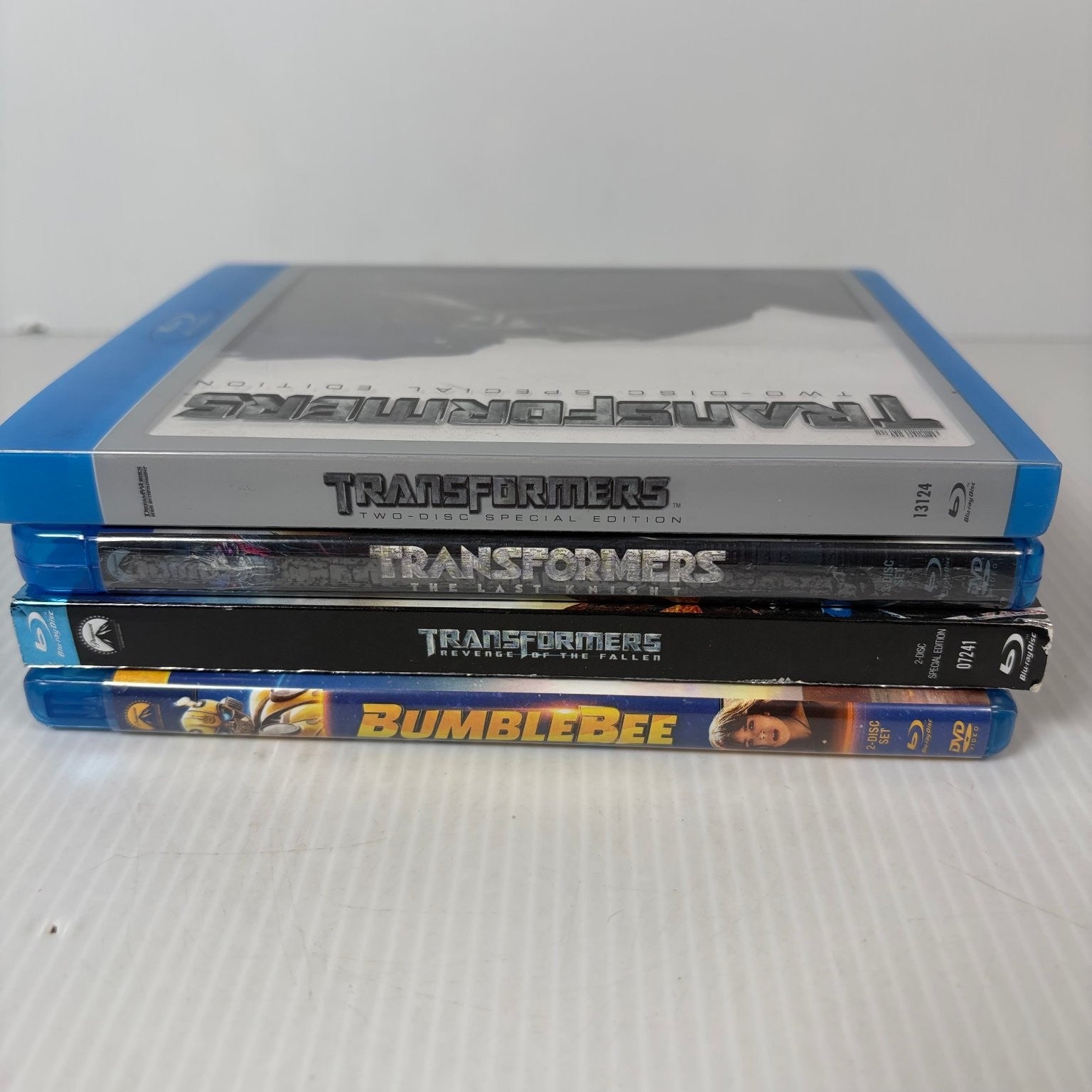 Transformers 4-Movie Blu-ray Collection: Last Knight, Revenge, Bumblebee, 2007